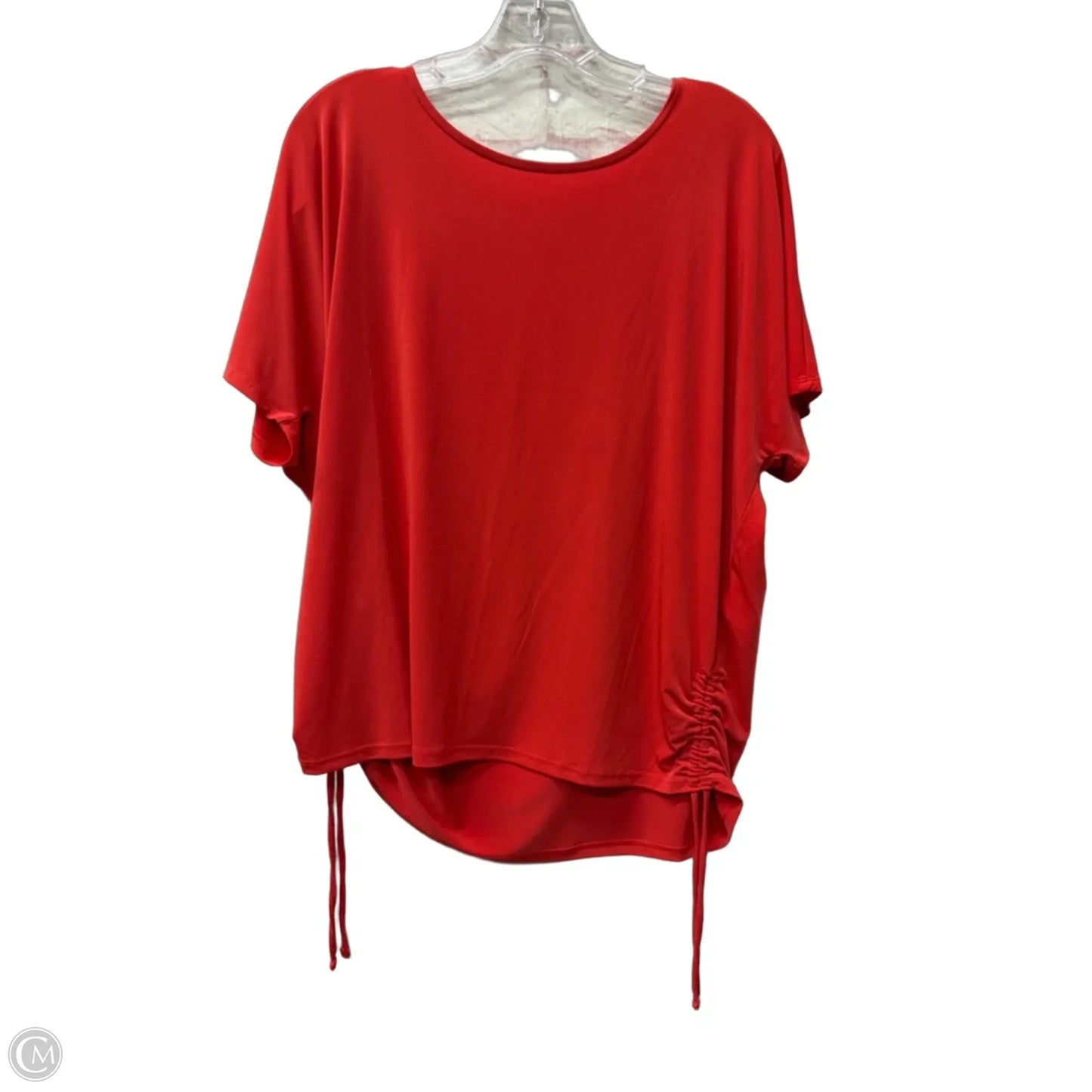 Top Short Sleeve By Chicos In Red, Size: Xl