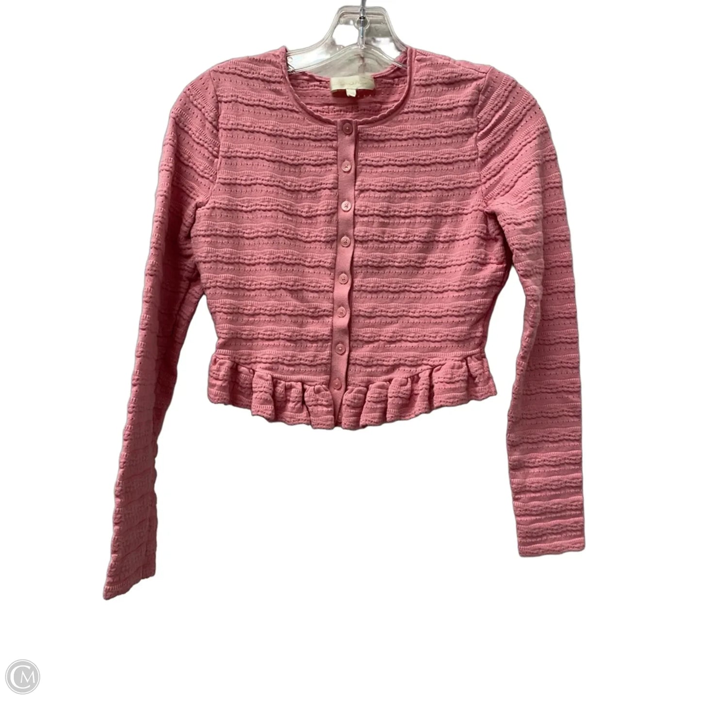 Sweater Cardigan By Loveshackfancy In Pink, Size: Xs