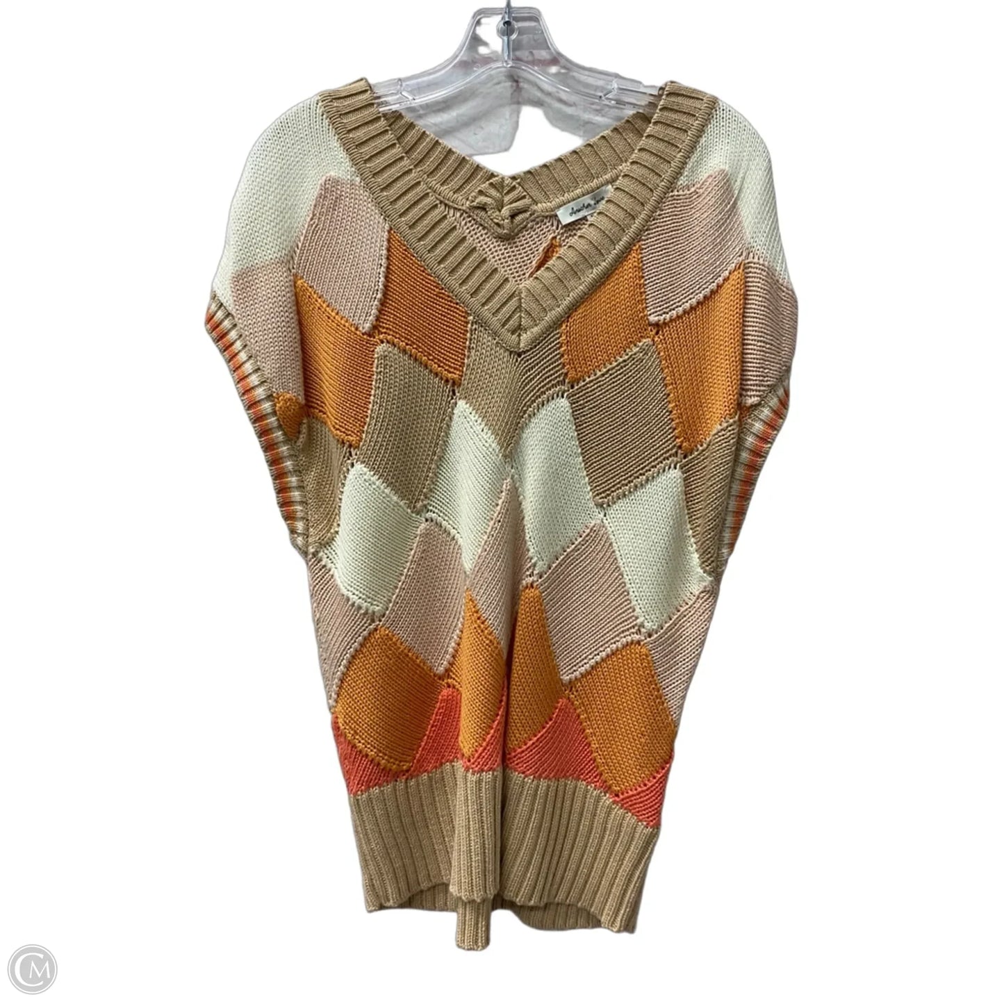 Top Sleeveless By Another Love In Orange, Size: M