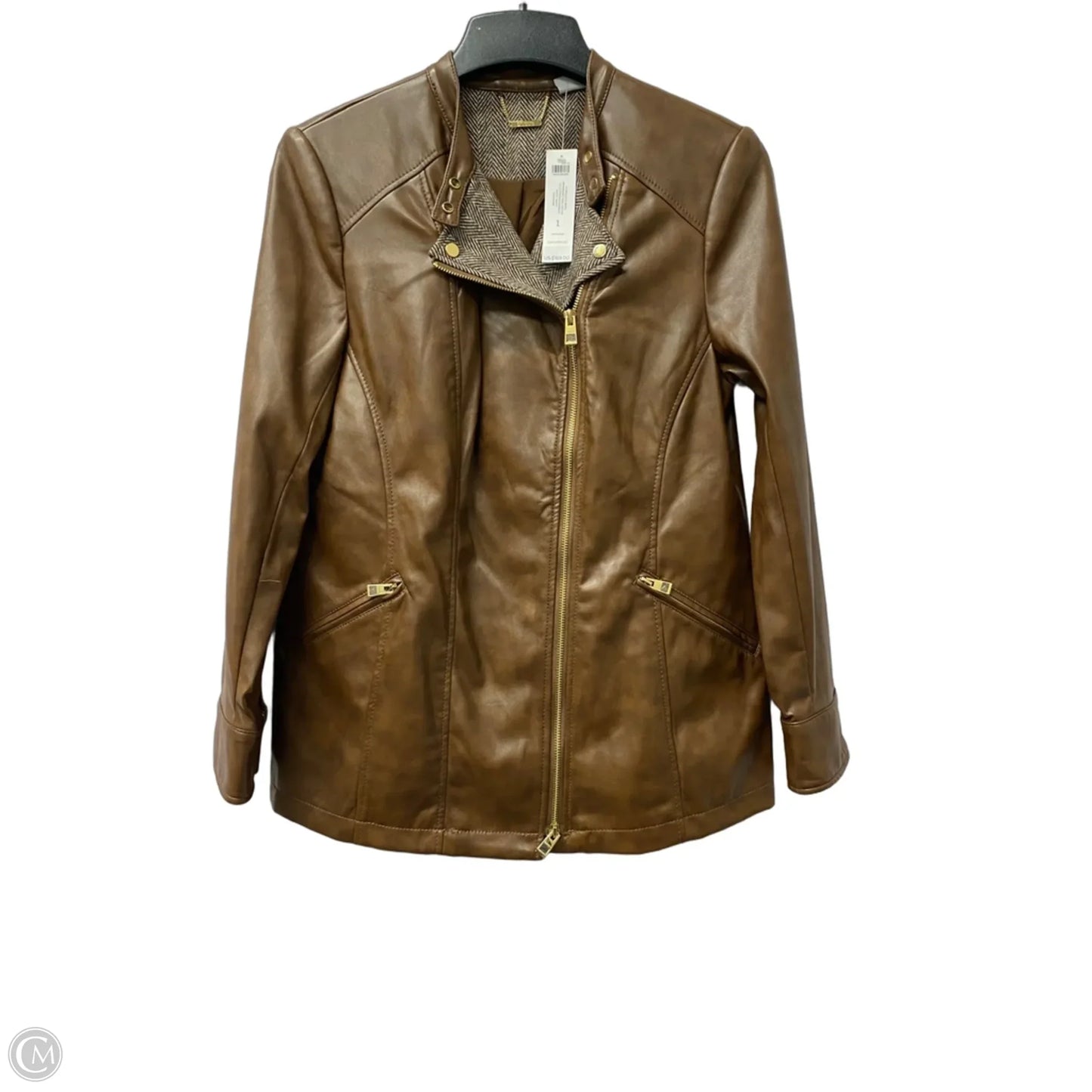 Jacket Other By Chicos In Brown, Size: M