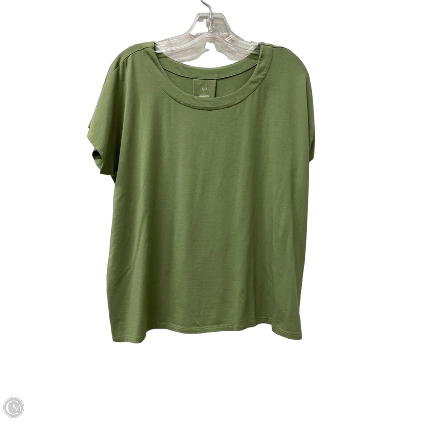 Top Short Sleeve By J. Jill In Green, Size: M