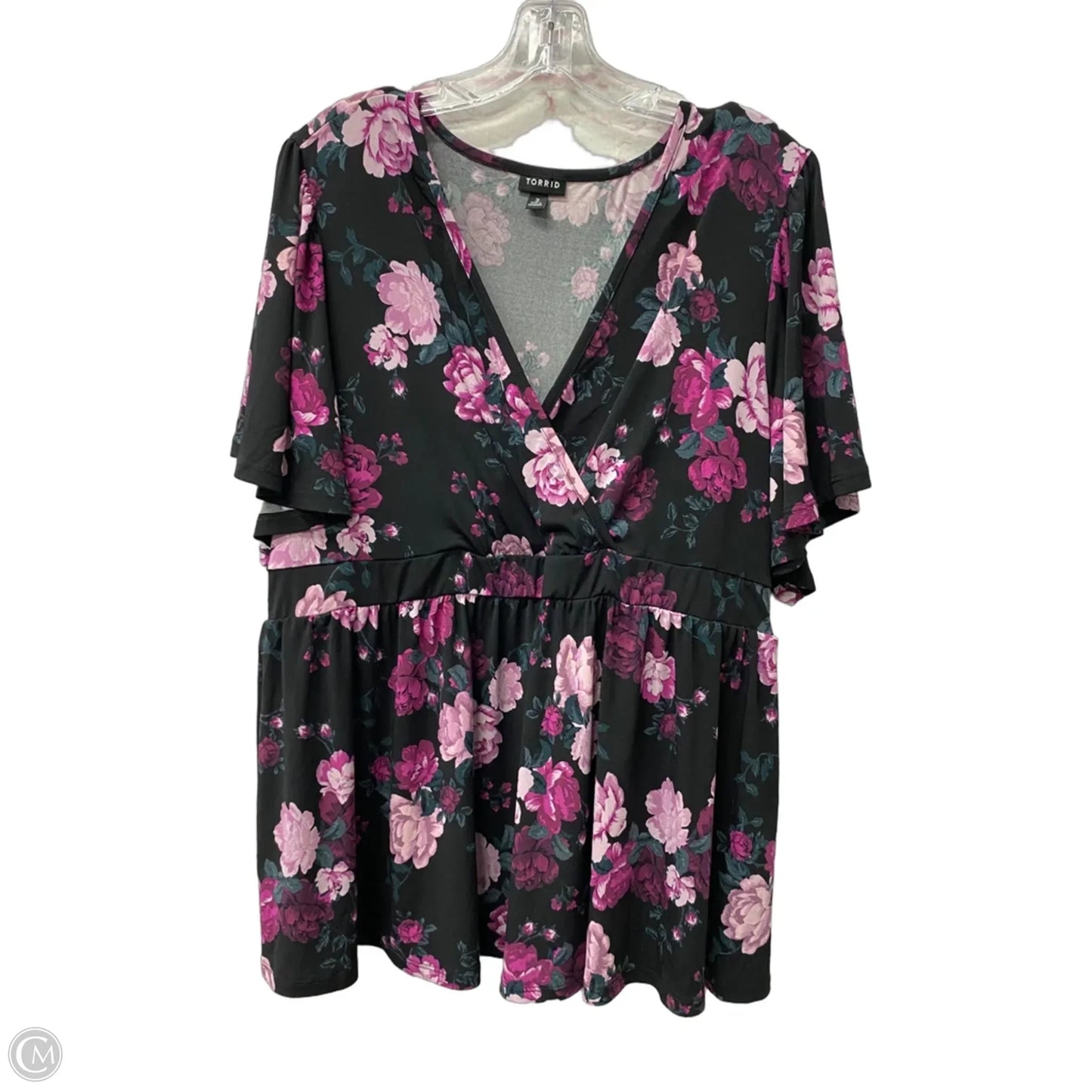 Top Short Sleeve By Torrid In Purple, Size: 3x