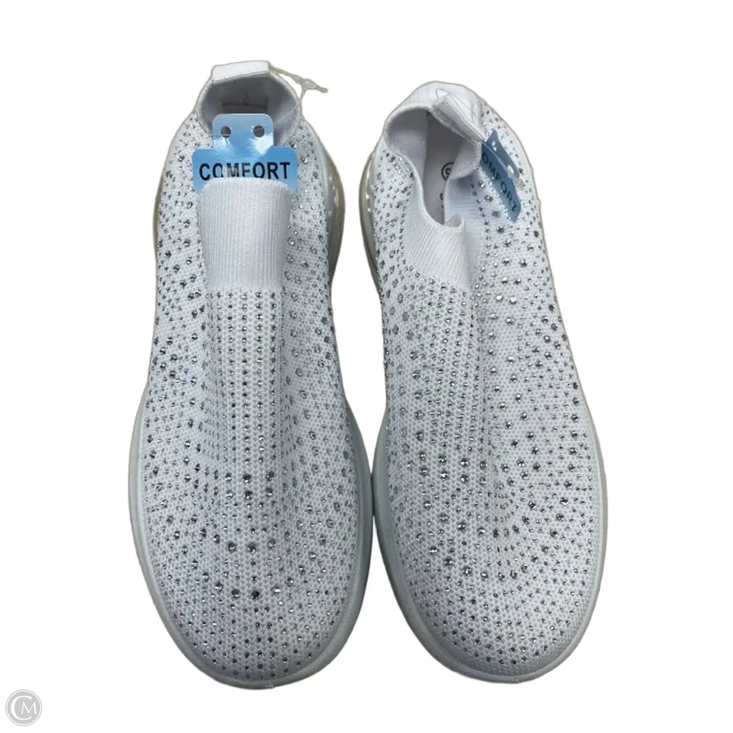 Shoes Athletic By Cme In White, Size: 6.5