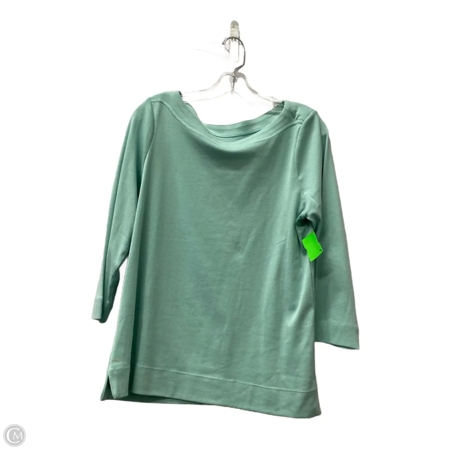 Top Long Sleeve By Chicos In Teal, Size: L