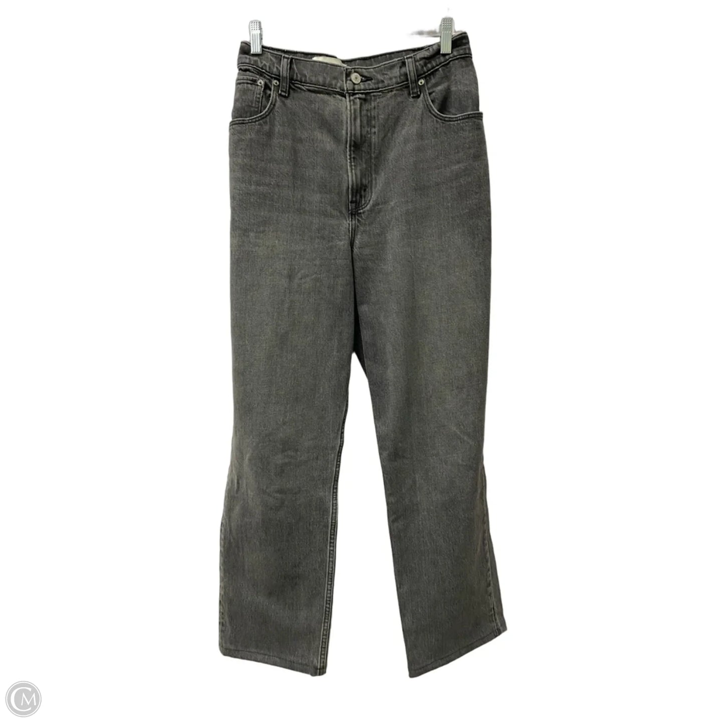 Jeans Wide Leg By Abercrombie And Fitch In Grey, Size: 14