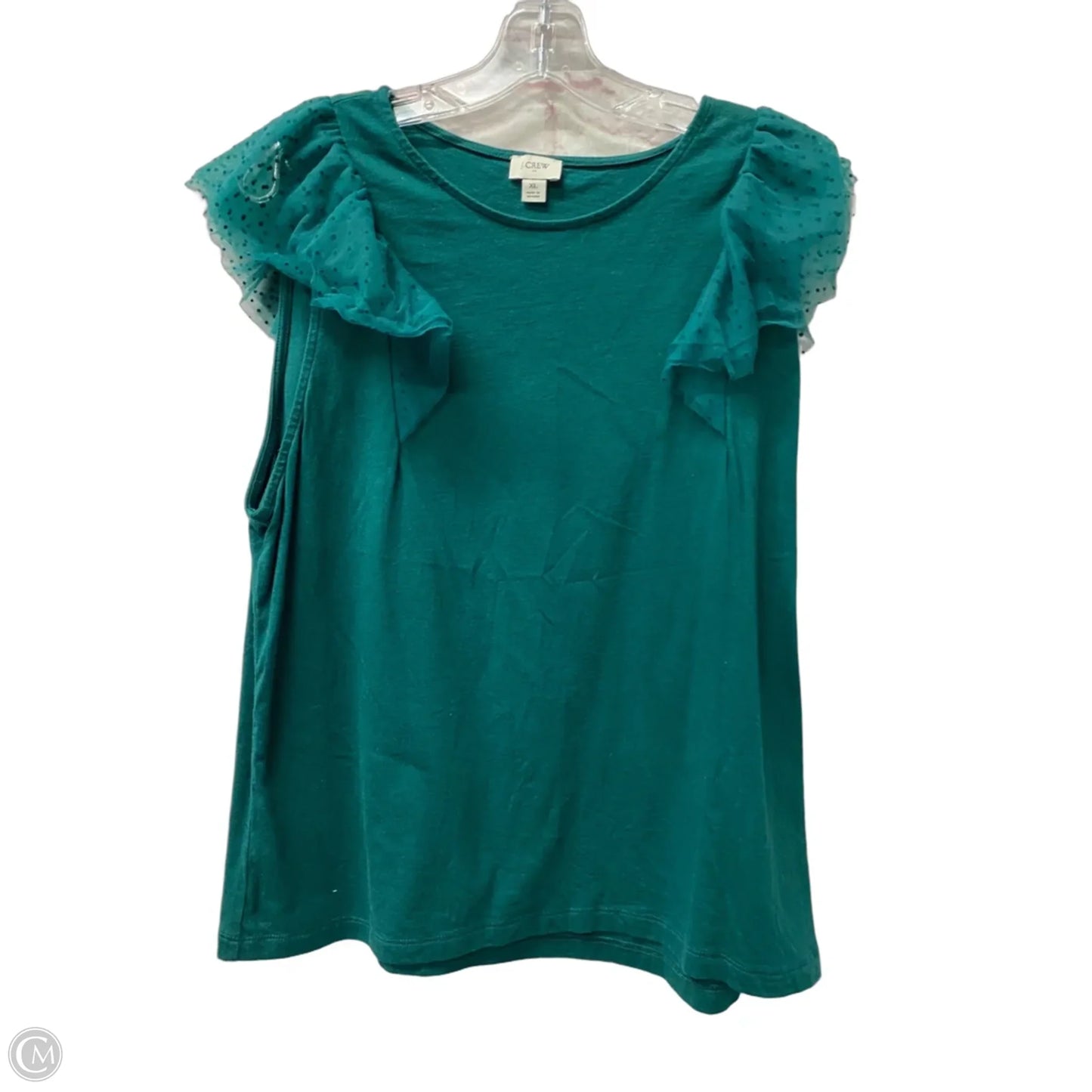Top Sleeveless By J. Crew In Green, Size: Xl