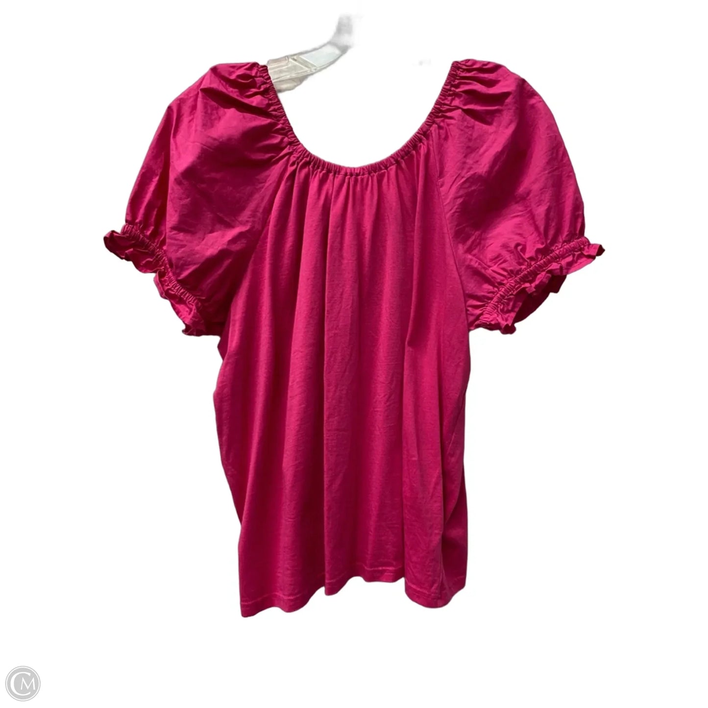 Top Short Sleeve By J. Crew In Pink, Size: L