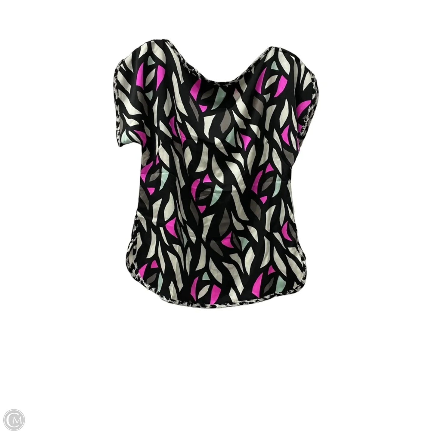 Top Short Sleeve Designer By Milly In Black, Size: S