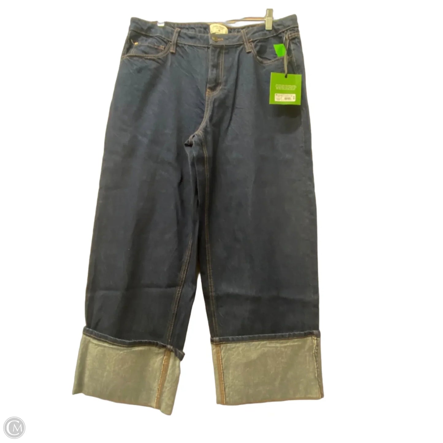 Jeans Cropped By Target-designer In Blue Denim, Size: 8