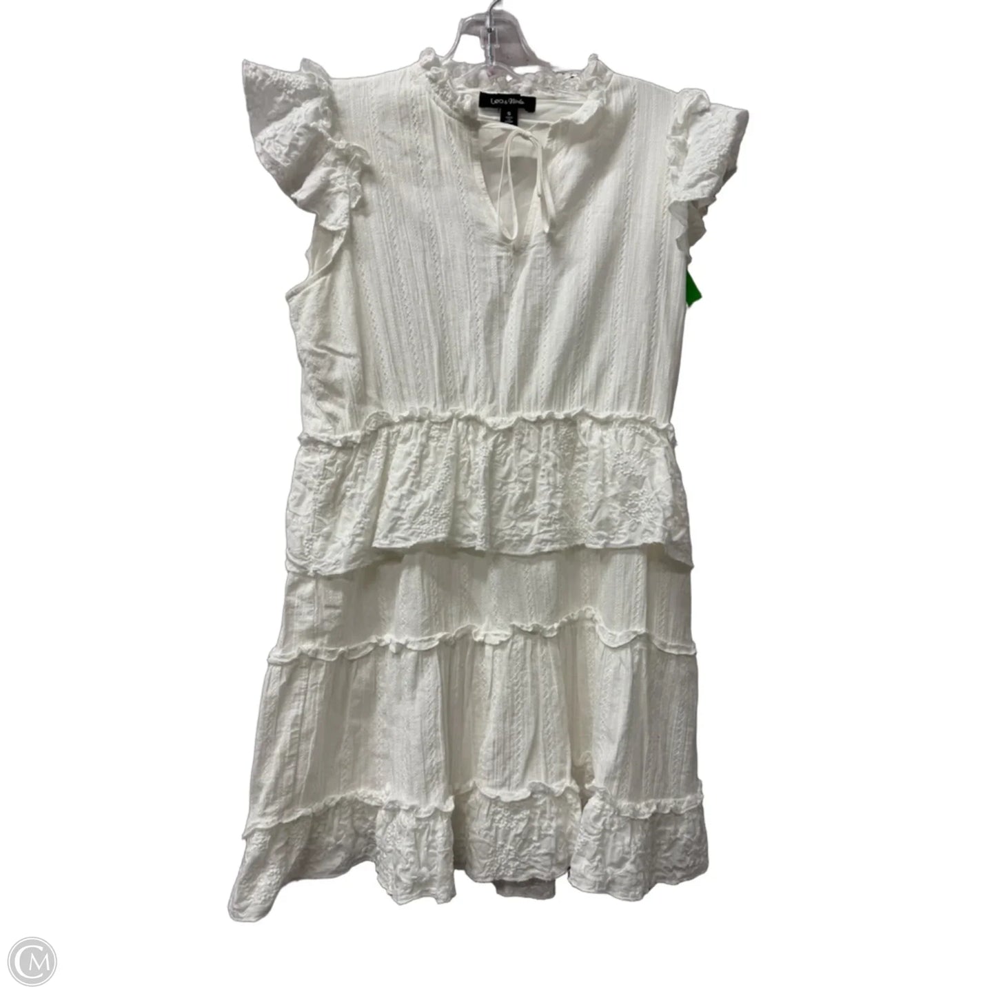 Dress Casual Short By Lea & Viola In White, Size: S