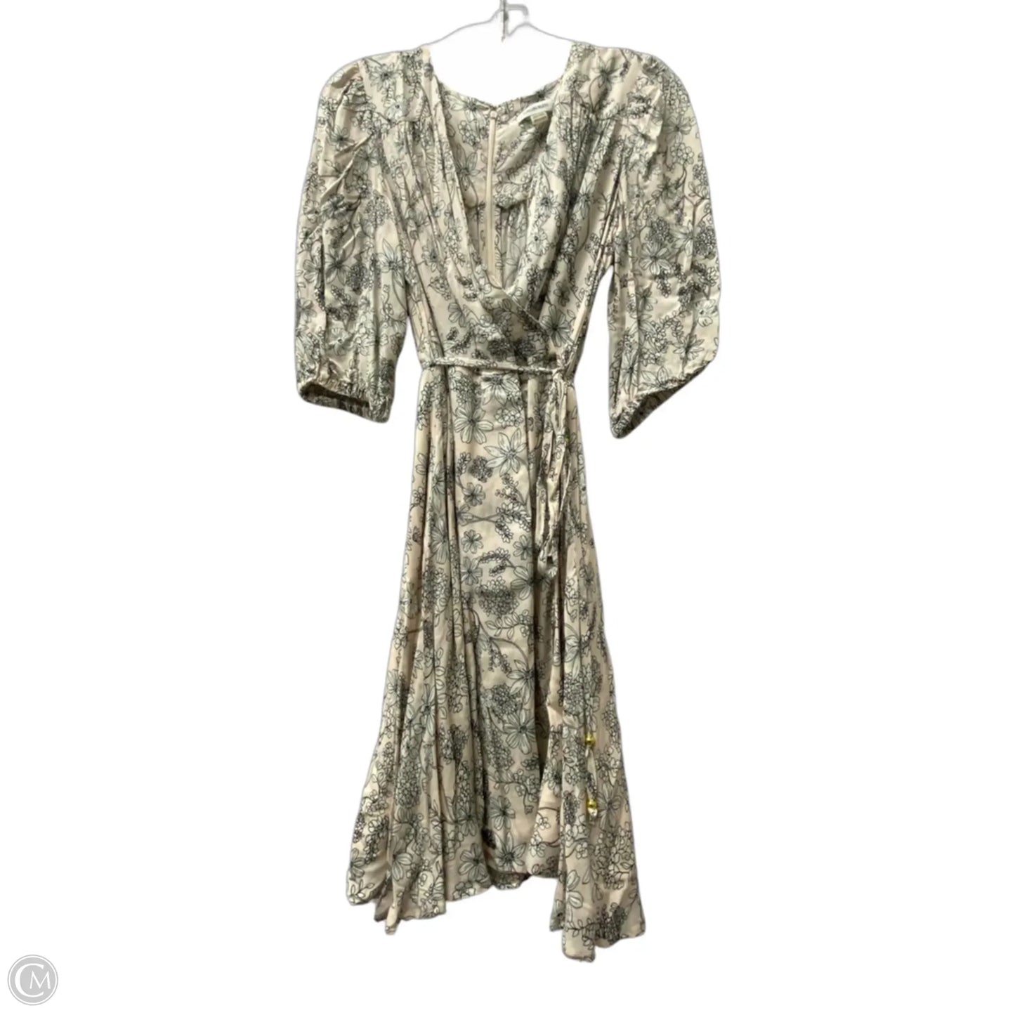 Dress Casual Midi By Calvin Klein In Pink, Size: L