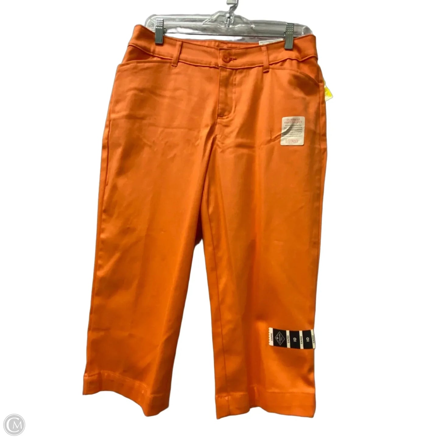 Capris By St Johns Bay In Orange, Size: 10