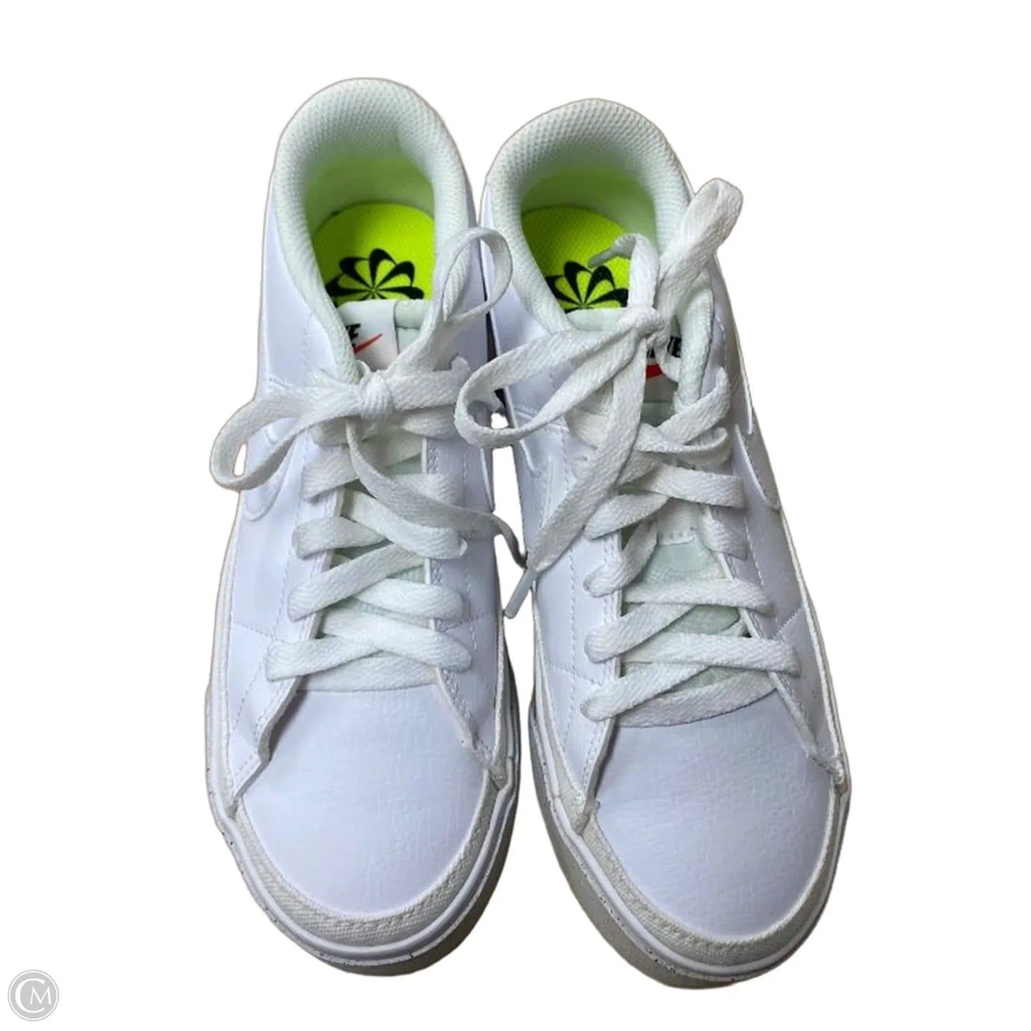 Shoes Athletic By Nike In White, Size: 6