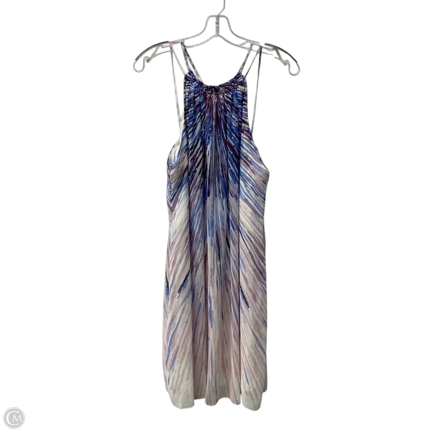 Dress Casual Short By White House Black Market In Blue & Pink, Size: M