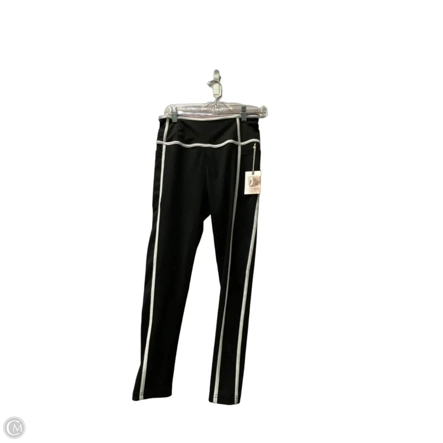 Athletic Leggings By Jessica Simpson In Black & White, Size: M
