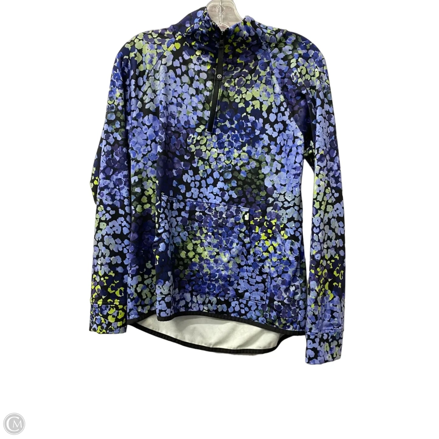 Athletic Top Long Sleeve Collar By Talbots In Blue, Size: S