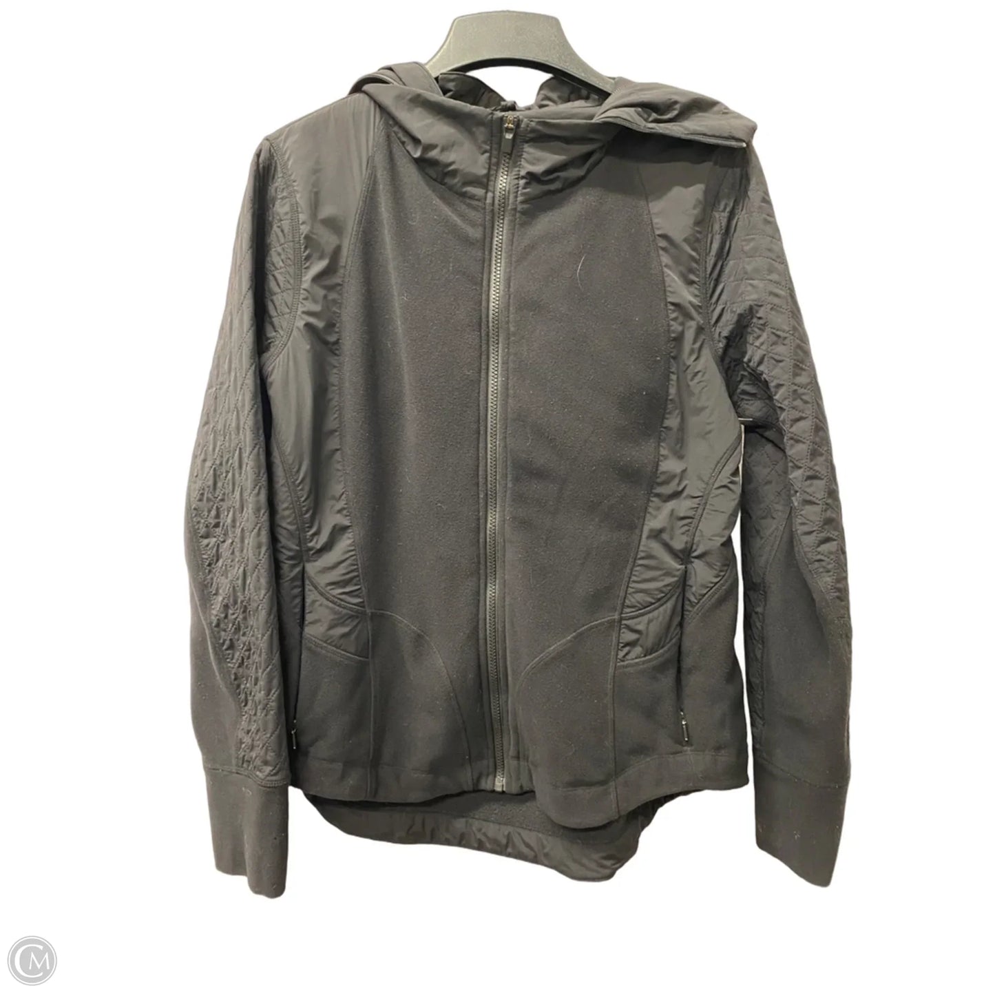 Athletic Jacket By Athleta In Black, Size: Xl