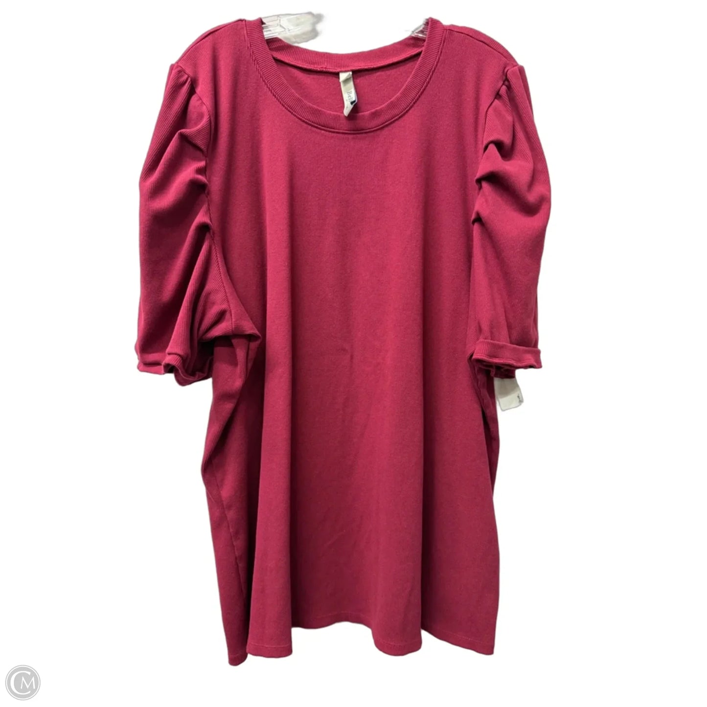Top Short Sleeve By Torrid In Maroon