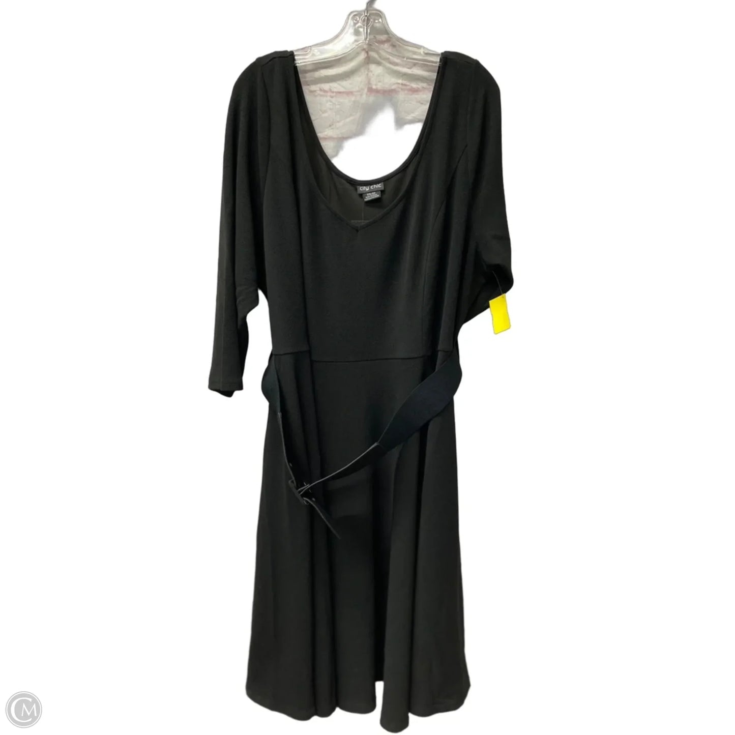 Dress Work By City Chic In Black, Size: 1x