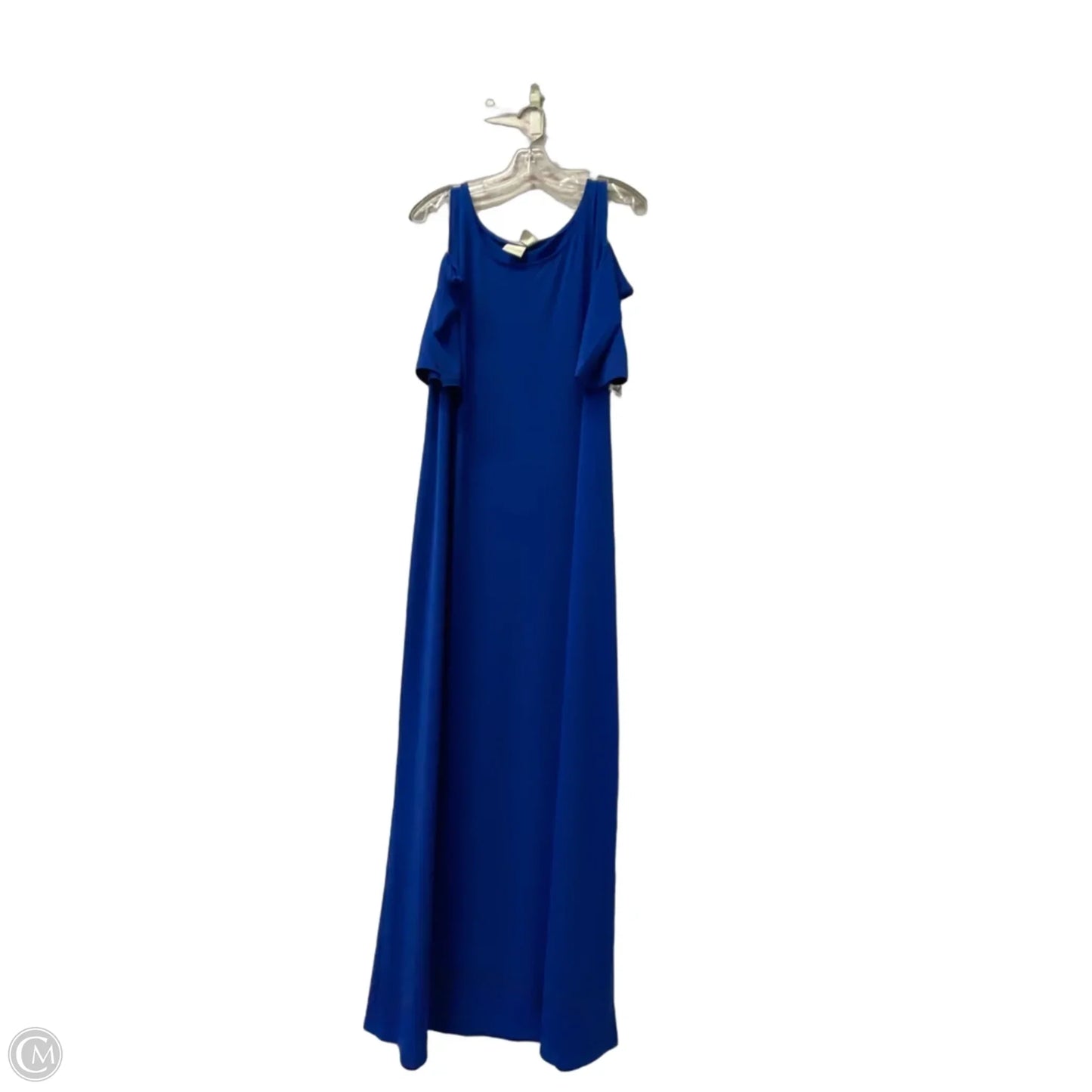 Dress Casual Maxi By Chicos In Blue, Size: Xl