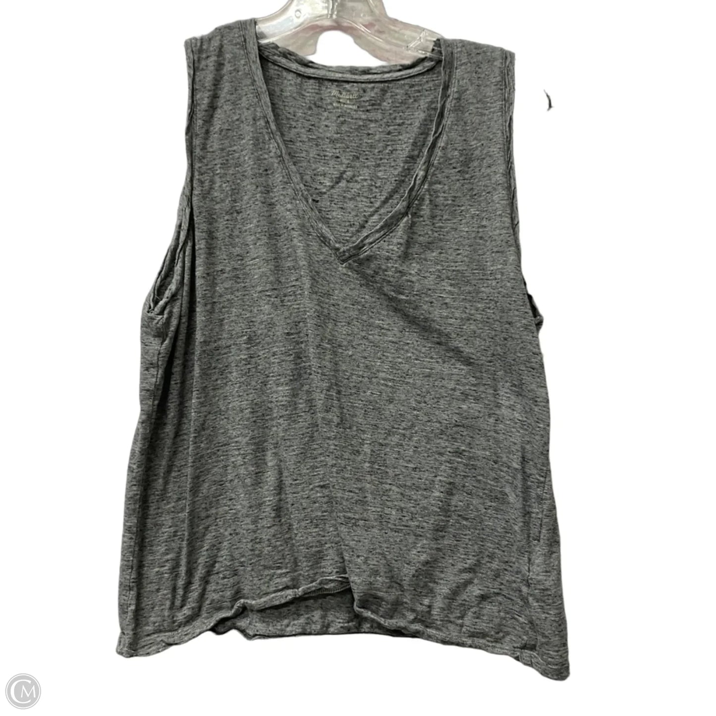Top Sleeveless By Madewell In Grey, Size: L