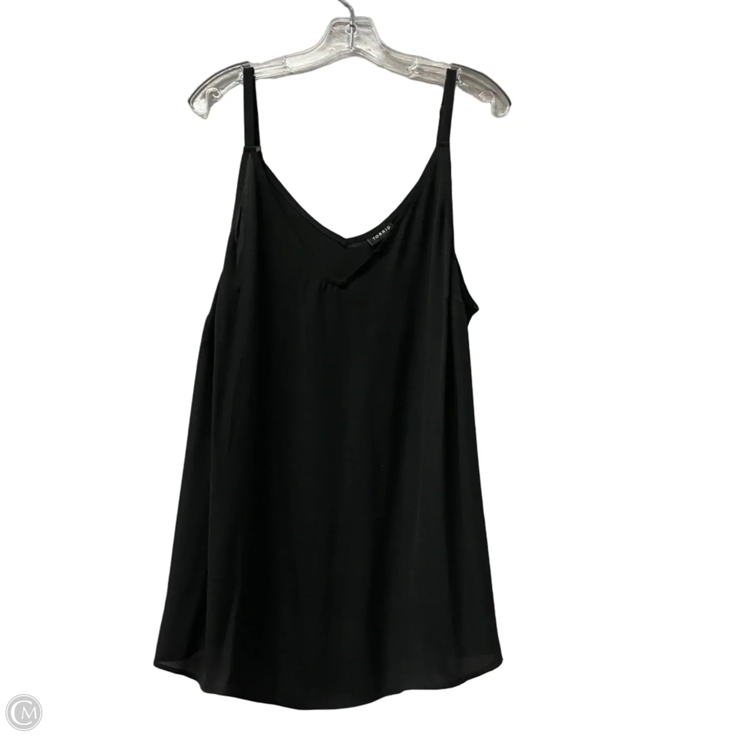Top Sleeveless By Torrid In Black, Size: 1x