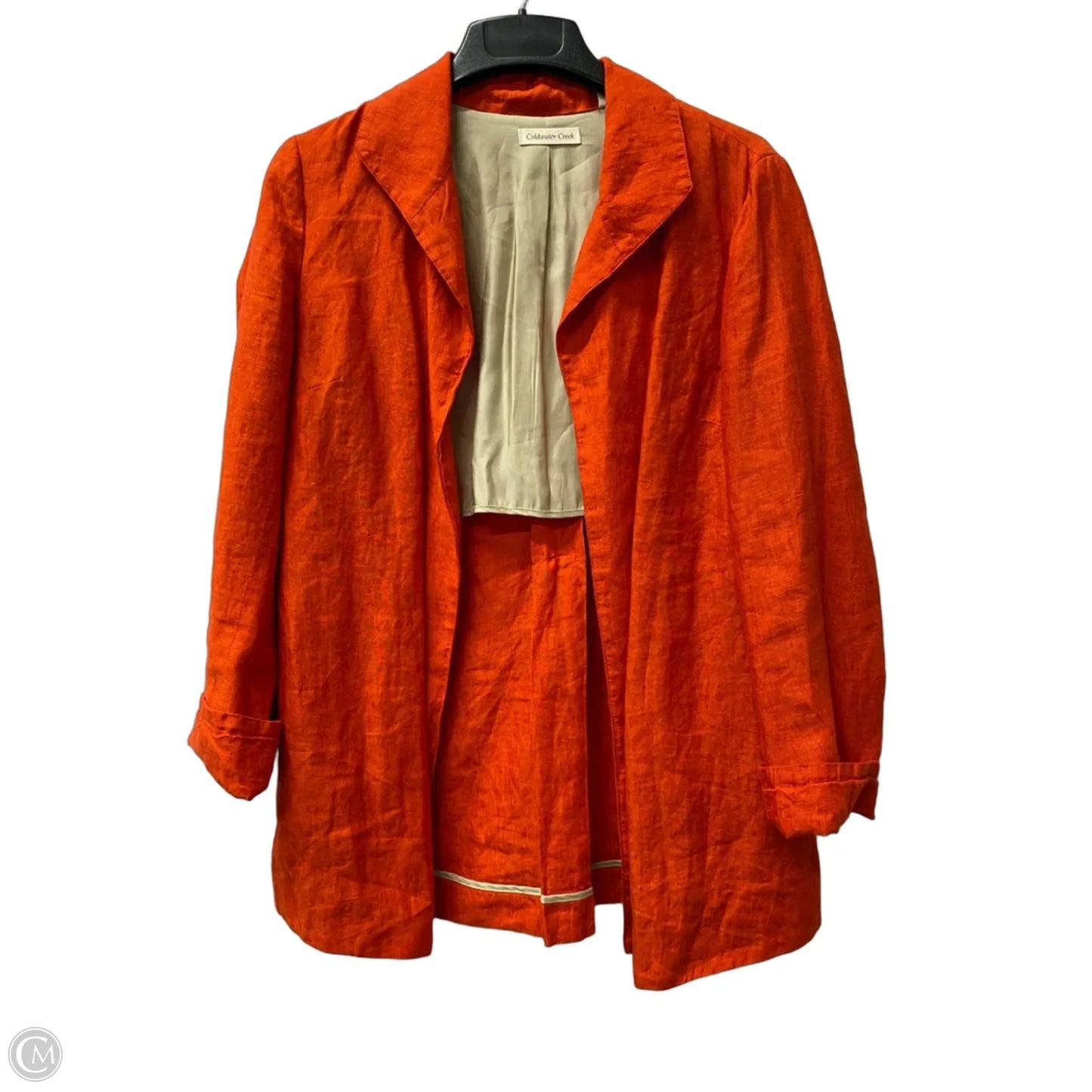 Jacket Other By Coldwater Creek In Orange, Size: L