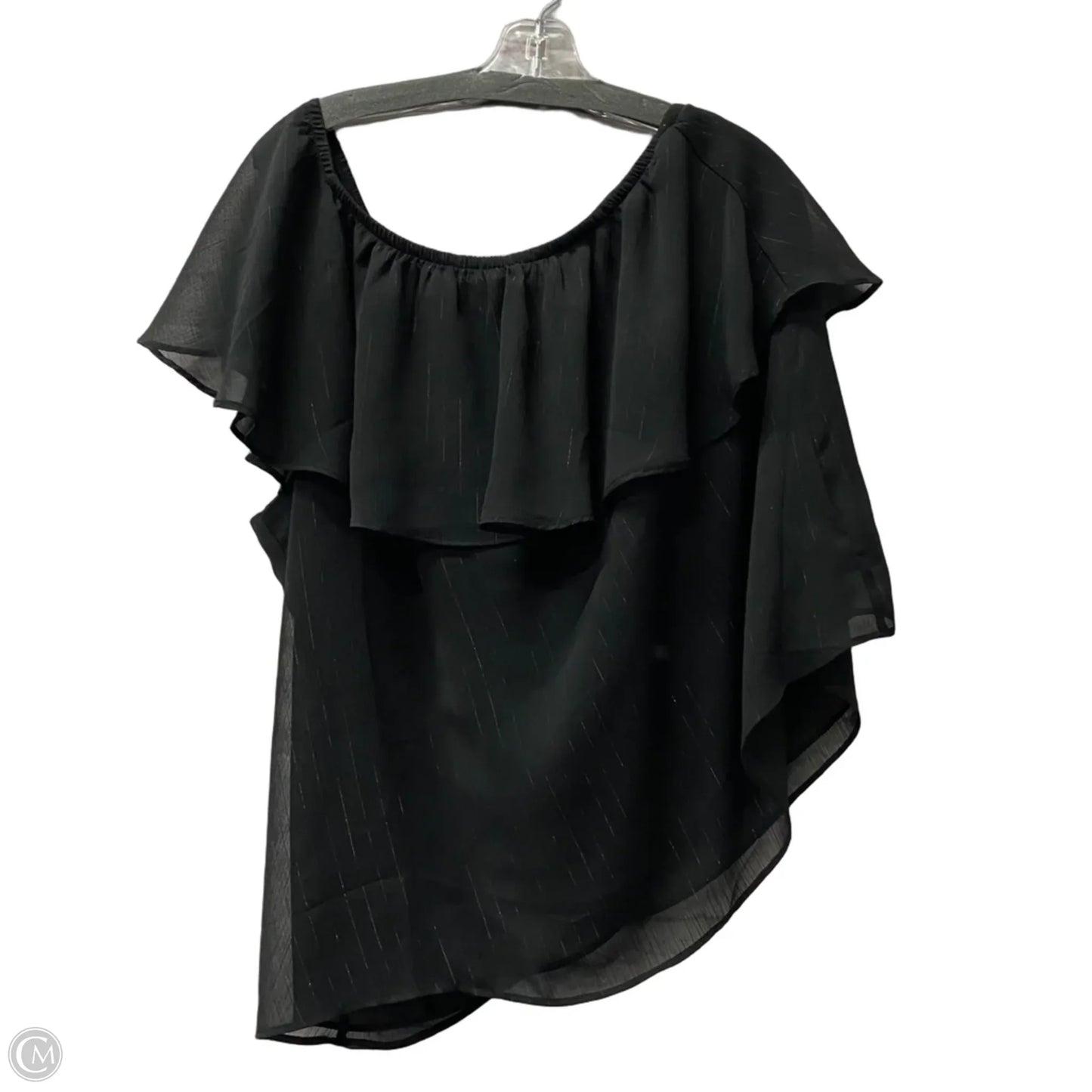 Top Short Sleeve By Torrid In Black, Size: 1x