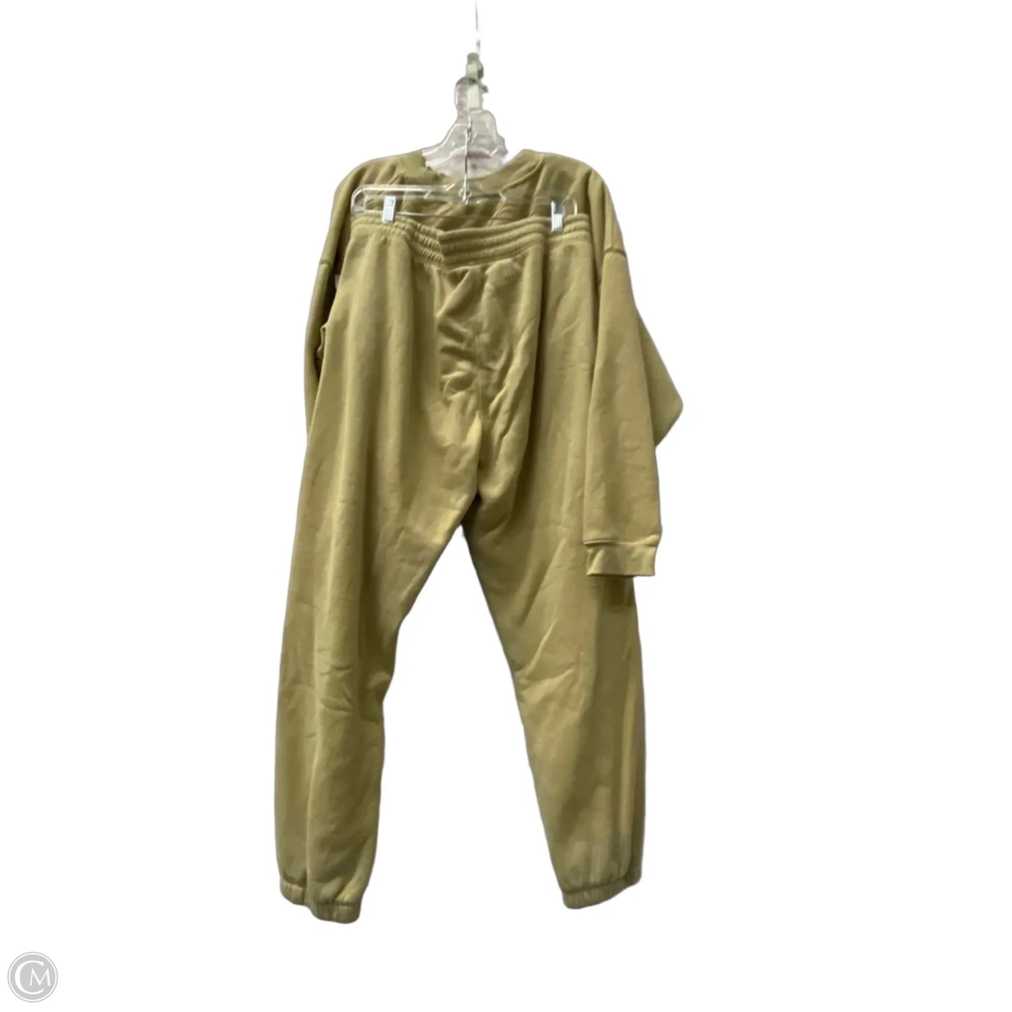 Athletic Pants 2pc By Dkny In Tan, Size: Xl