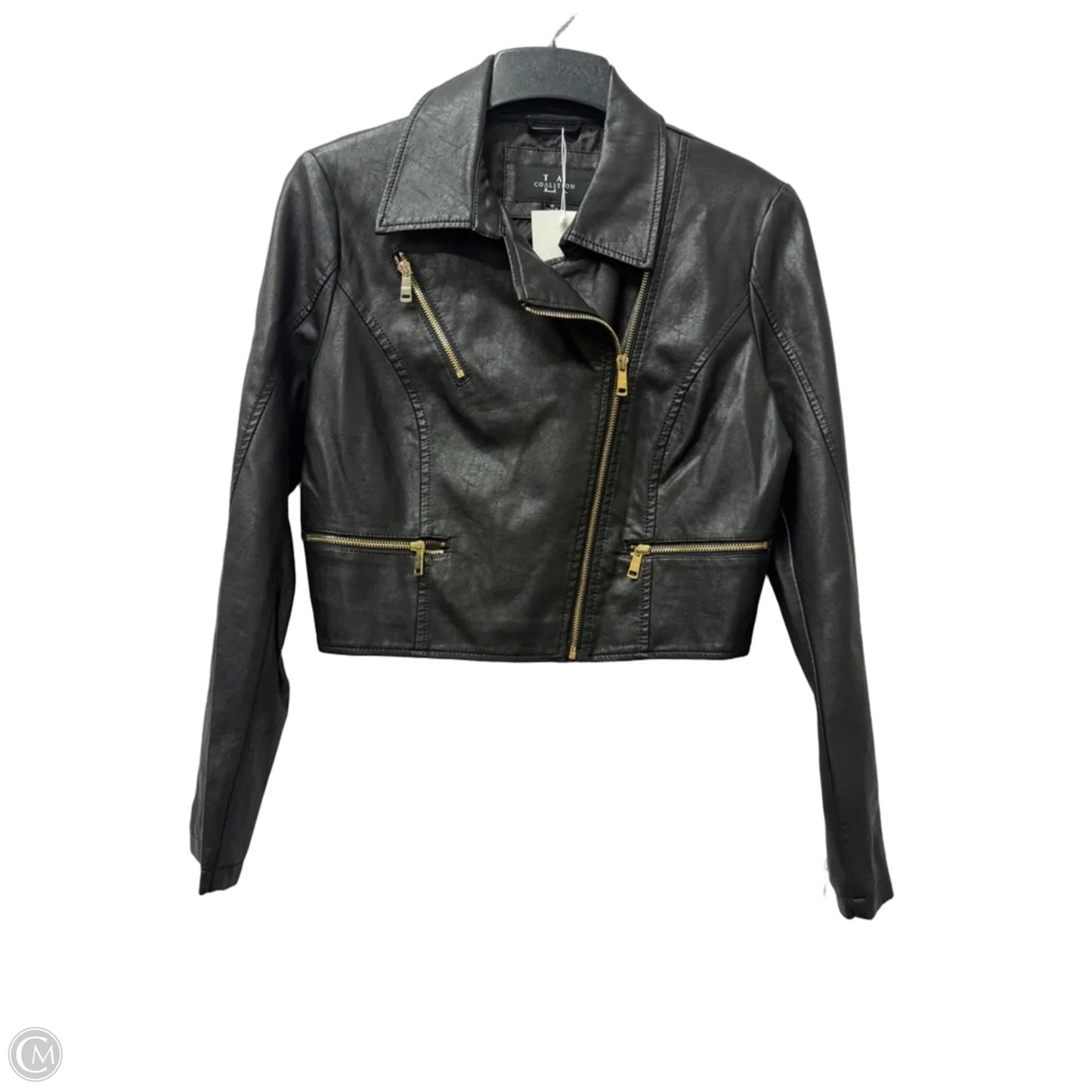 Jacket Moto In Black, Size: M