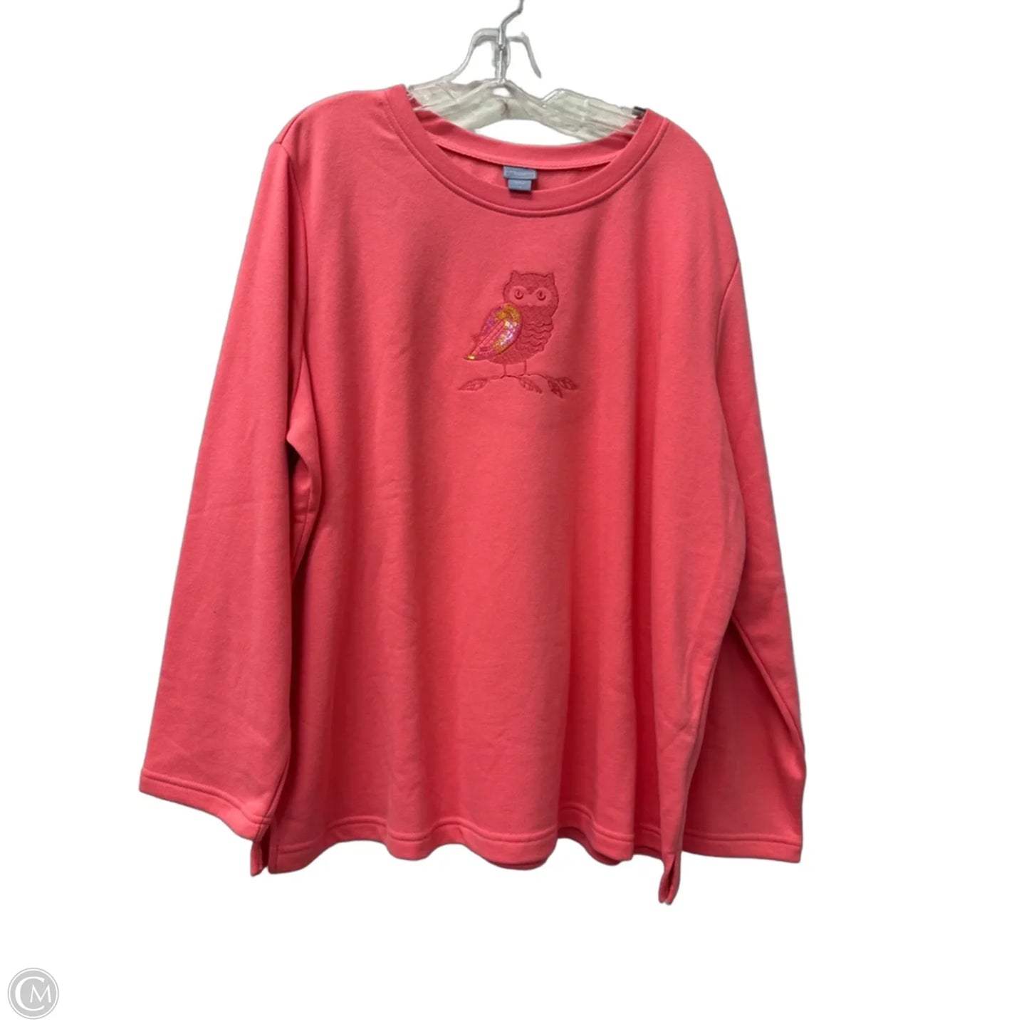 Sweater By Laura Scott In Pink, Size: 2x