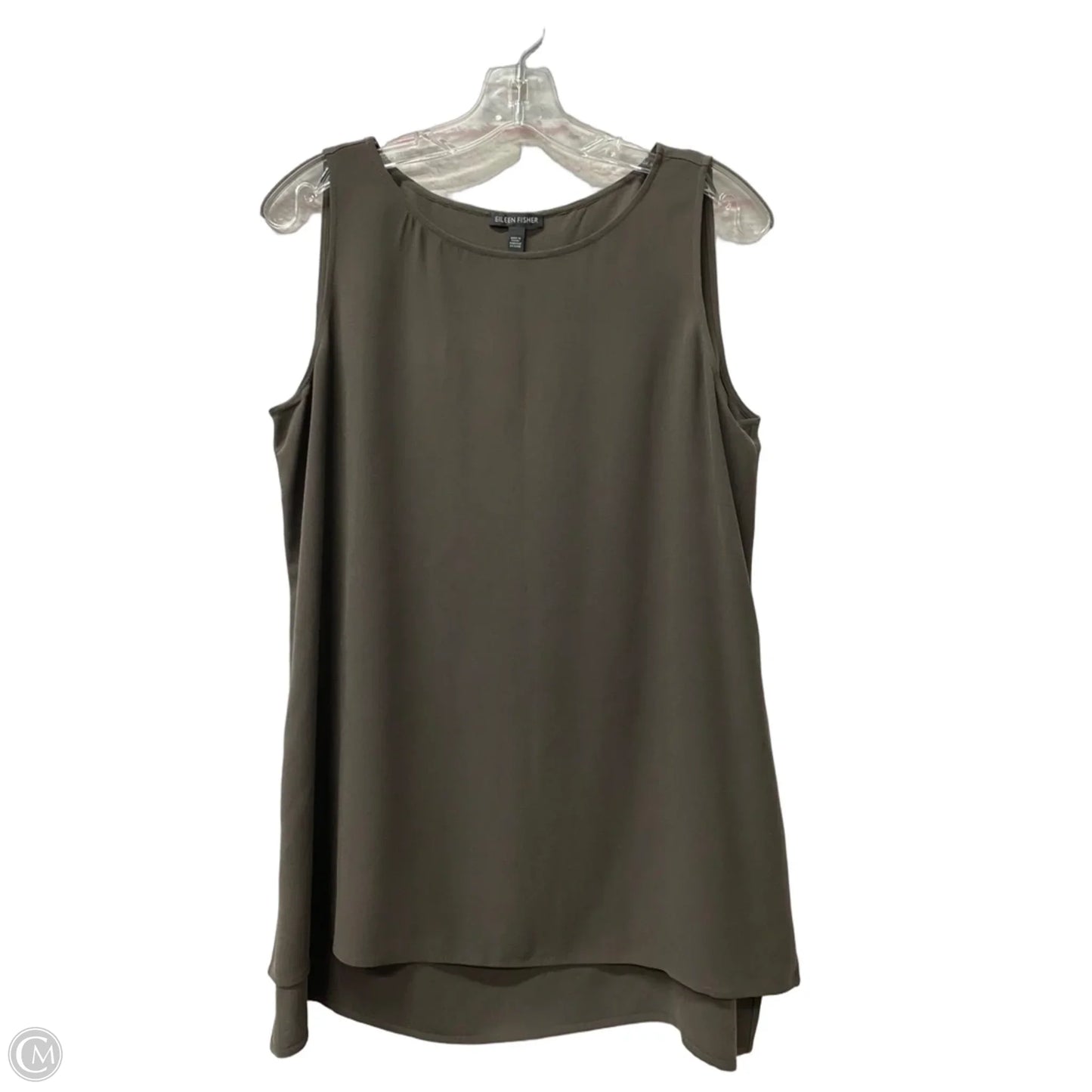 Top Sleeveless By Eileen Fisher In Brown, Size: S