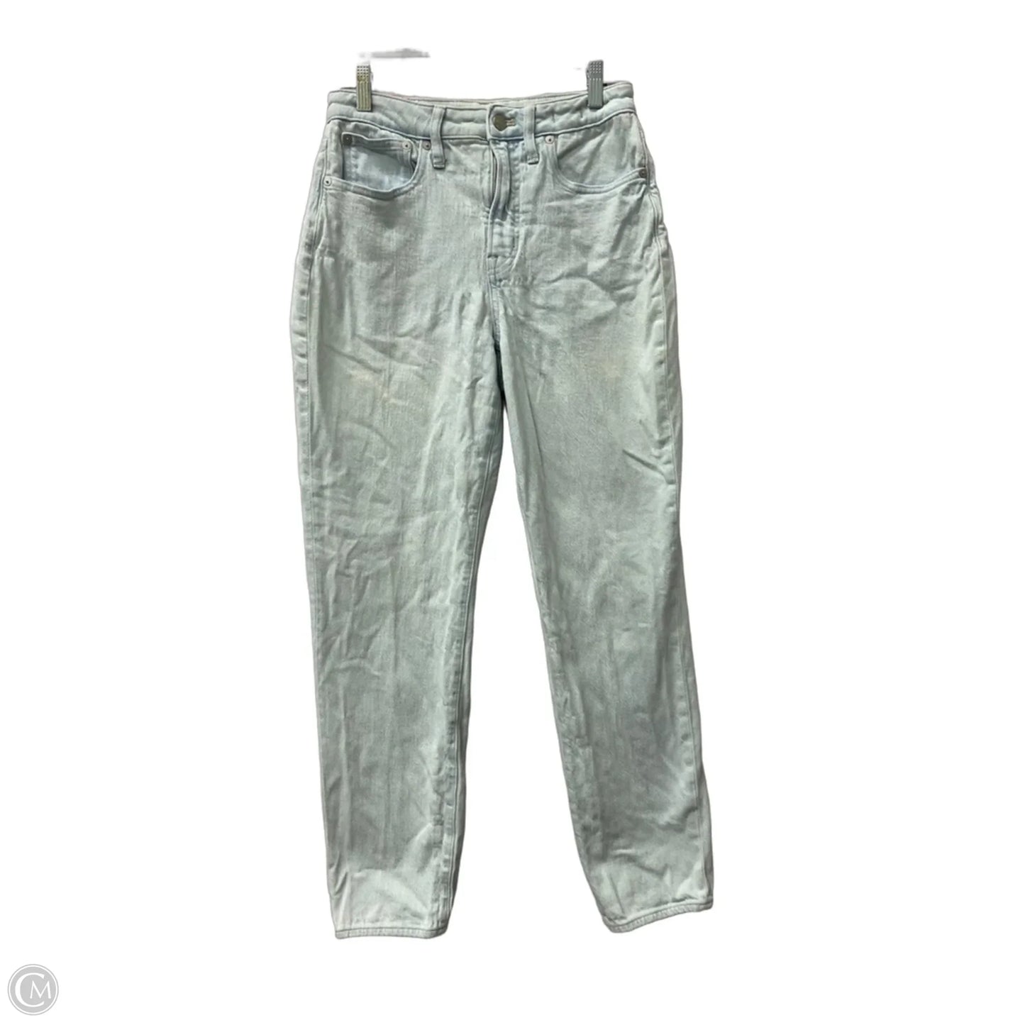 Jeans Straight By Madewell In Blue, Size: 4
