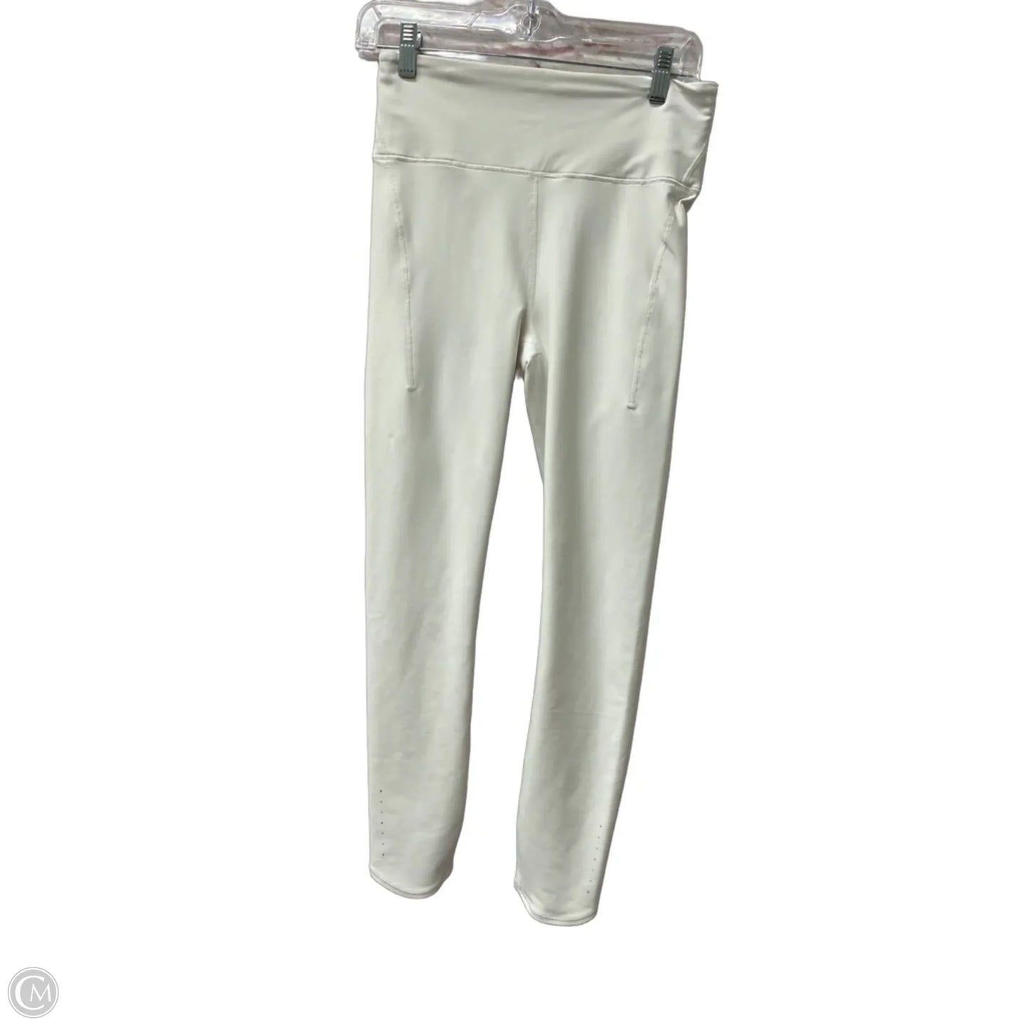 Athletic Leggings By Athleta In White, Size: M