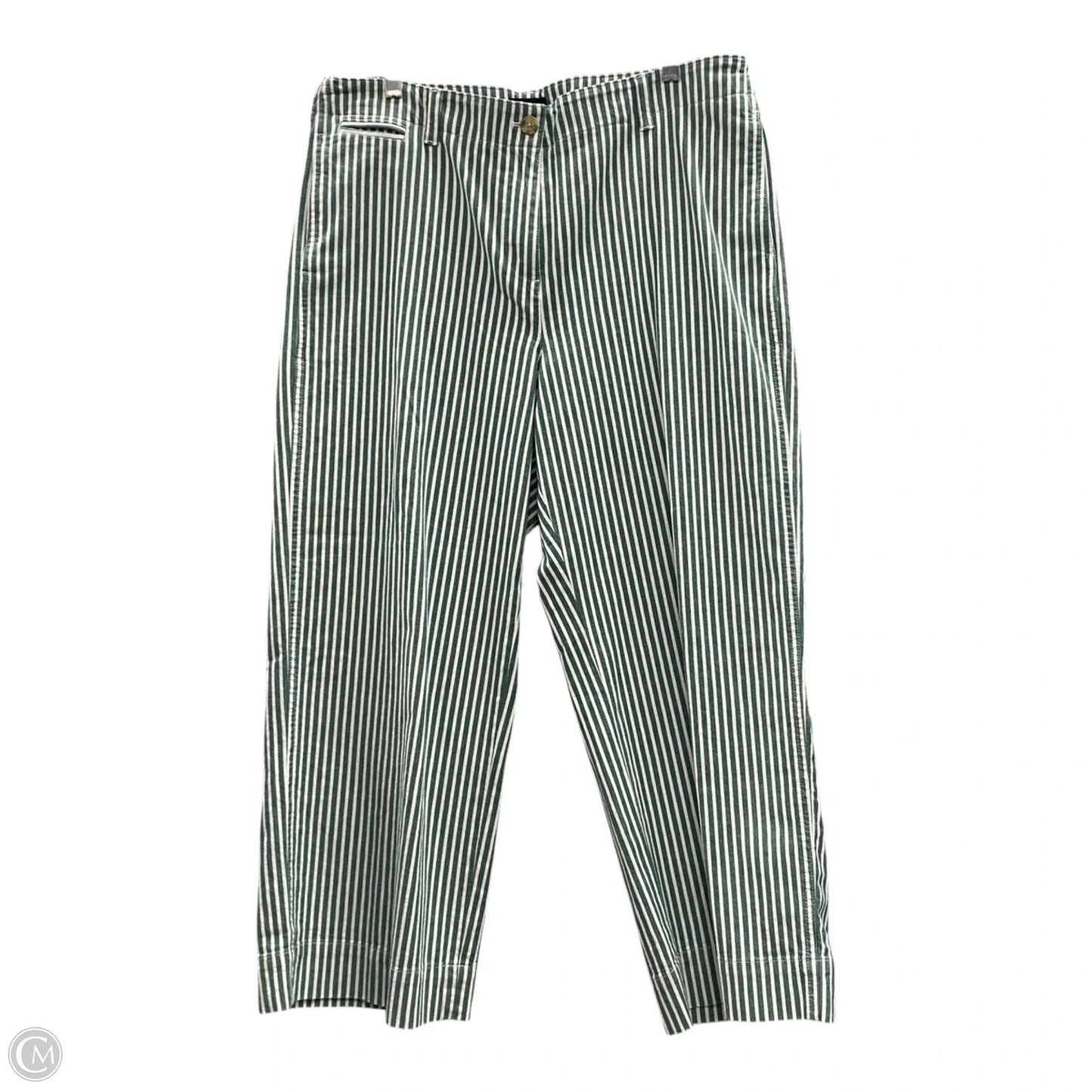 Pants Other By Talbots In Green & White, Size: 14p