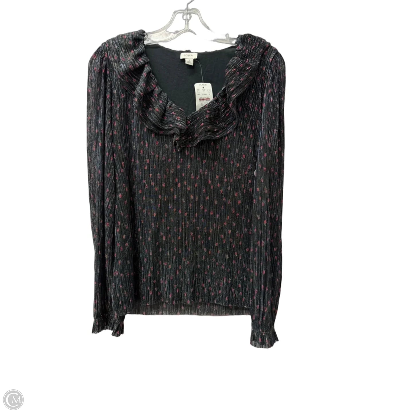 Top Long Sleeve By J. Crew In Black, Size: S
