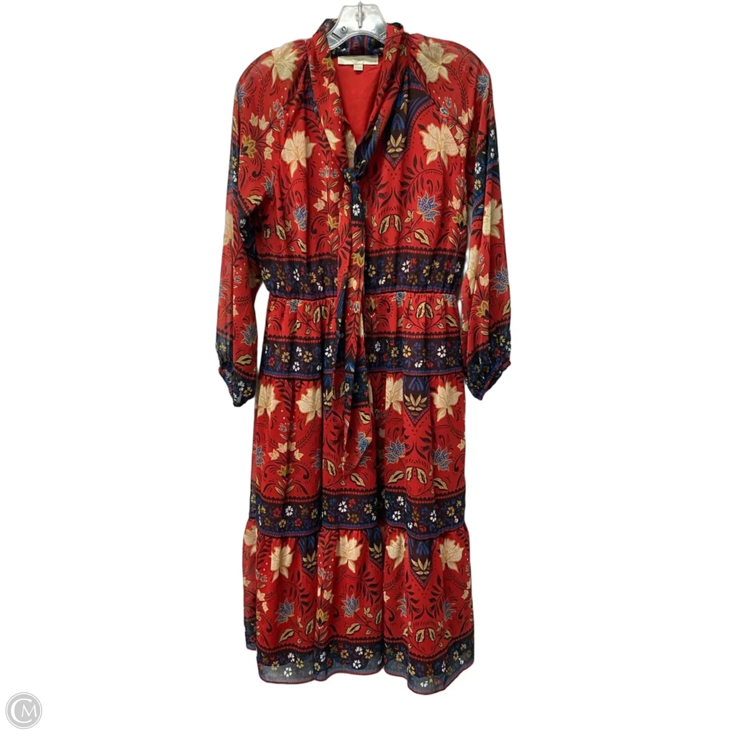 Dress Casual Short By Loft In Red, Size: Mp