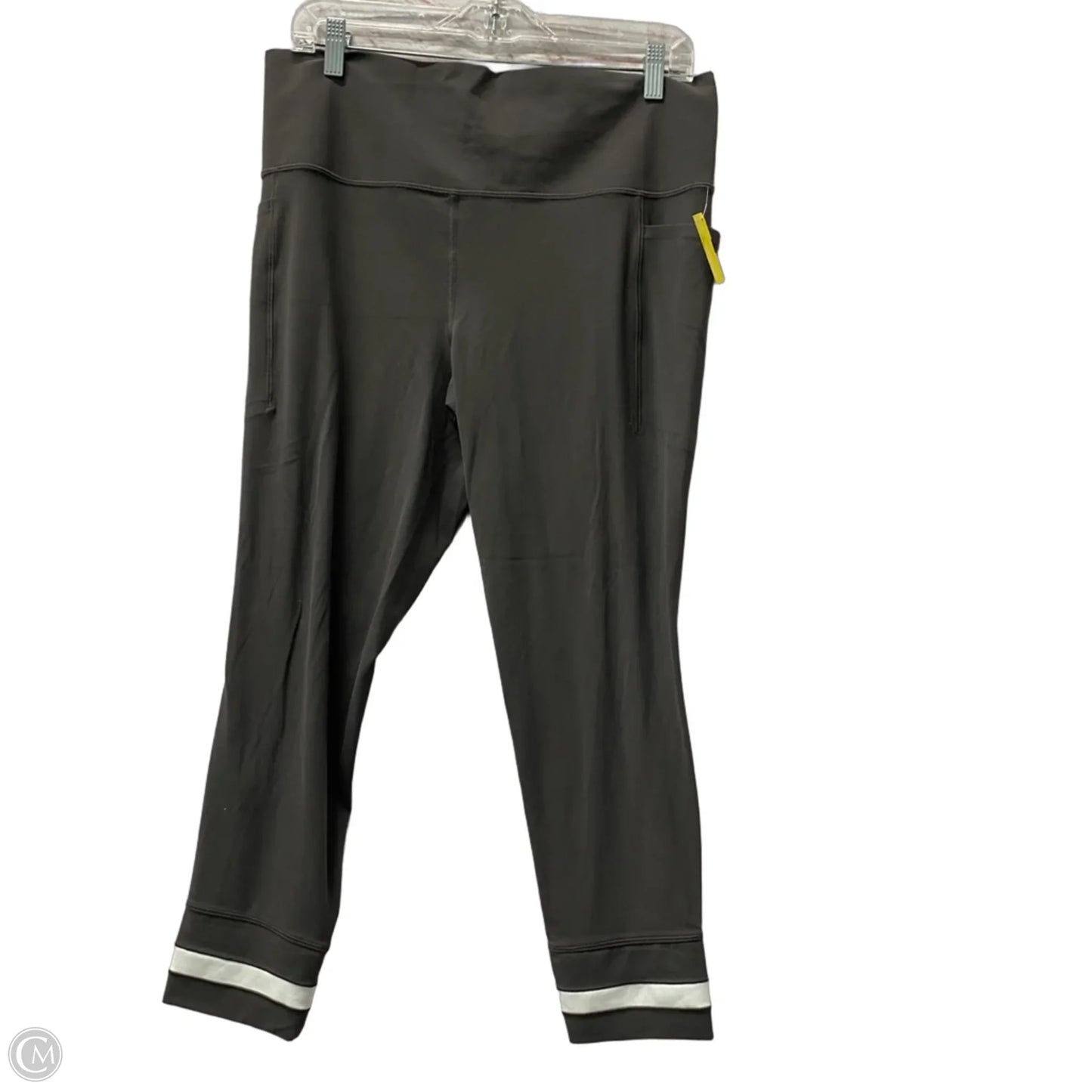 Athletic Capris By Athleta In Grey, Size: Xl
