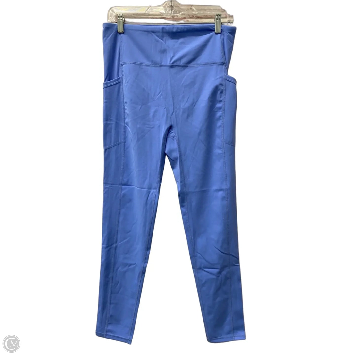 Athletic Leggings By Mono B In Blue, Size: L