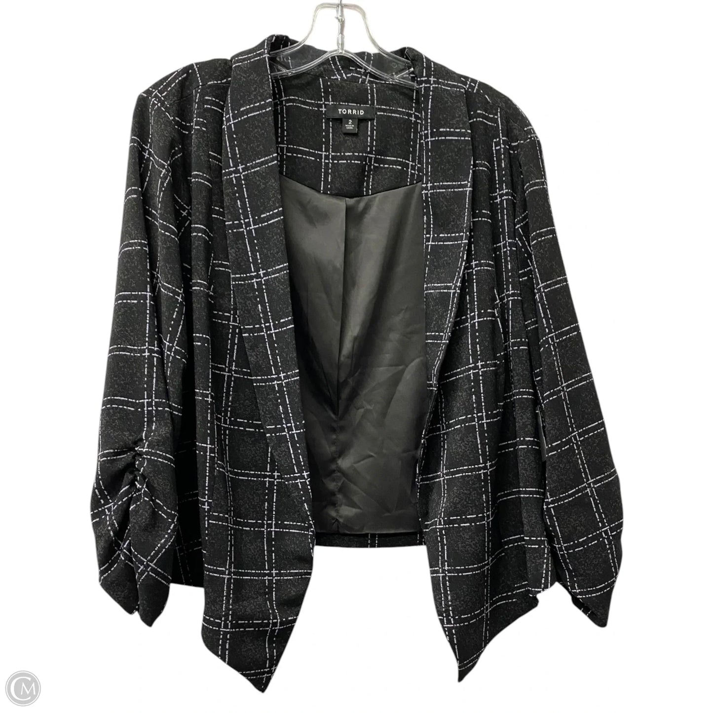 Blazer By Torrid In Black, Size: 2x