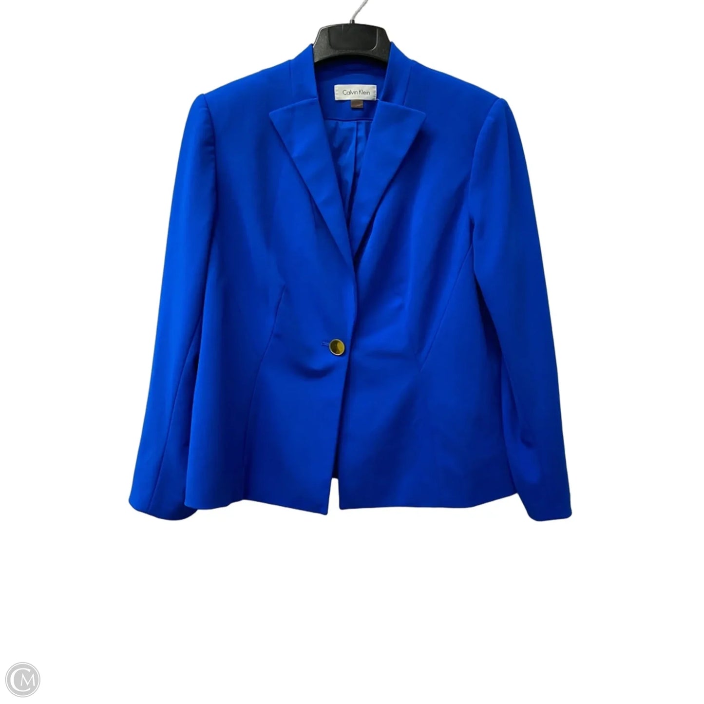 Blazer By Calvin Klein In Blue, Size: L