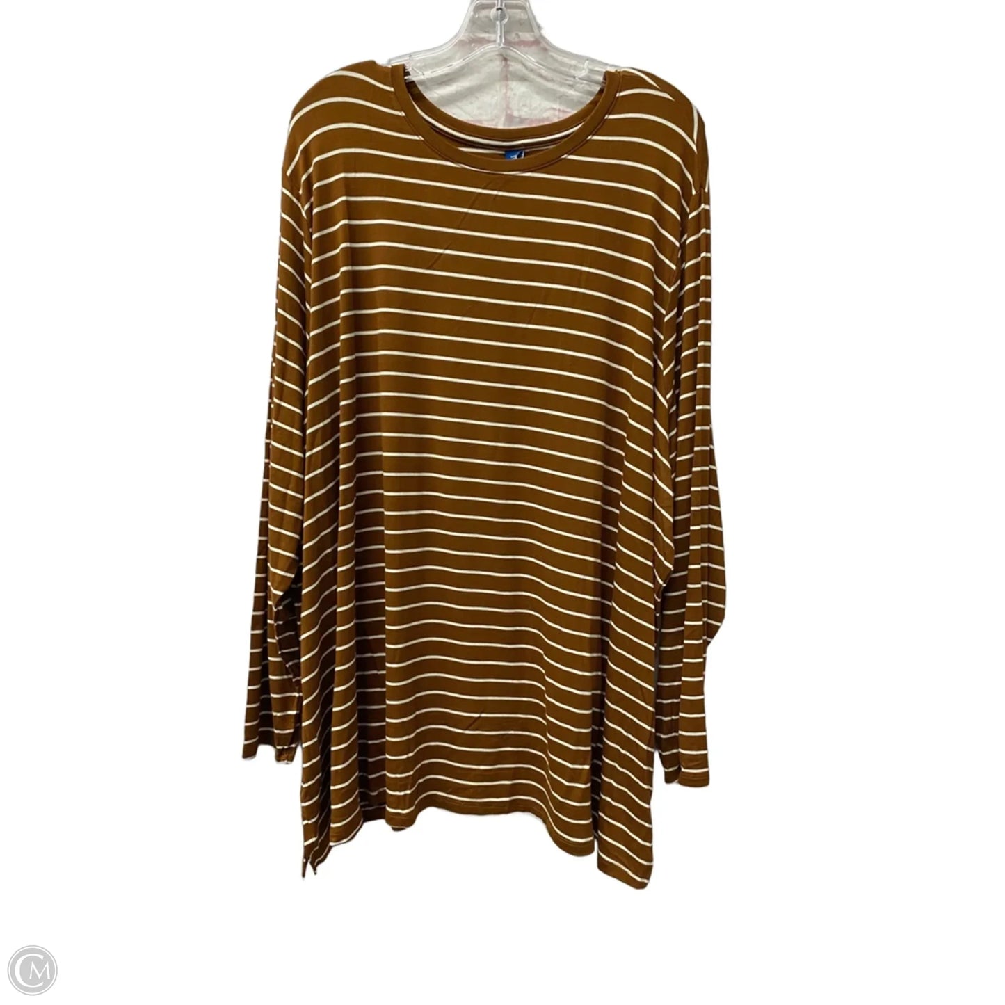 Top Long Sleeve By Old Navy In Brown, Size: 3x