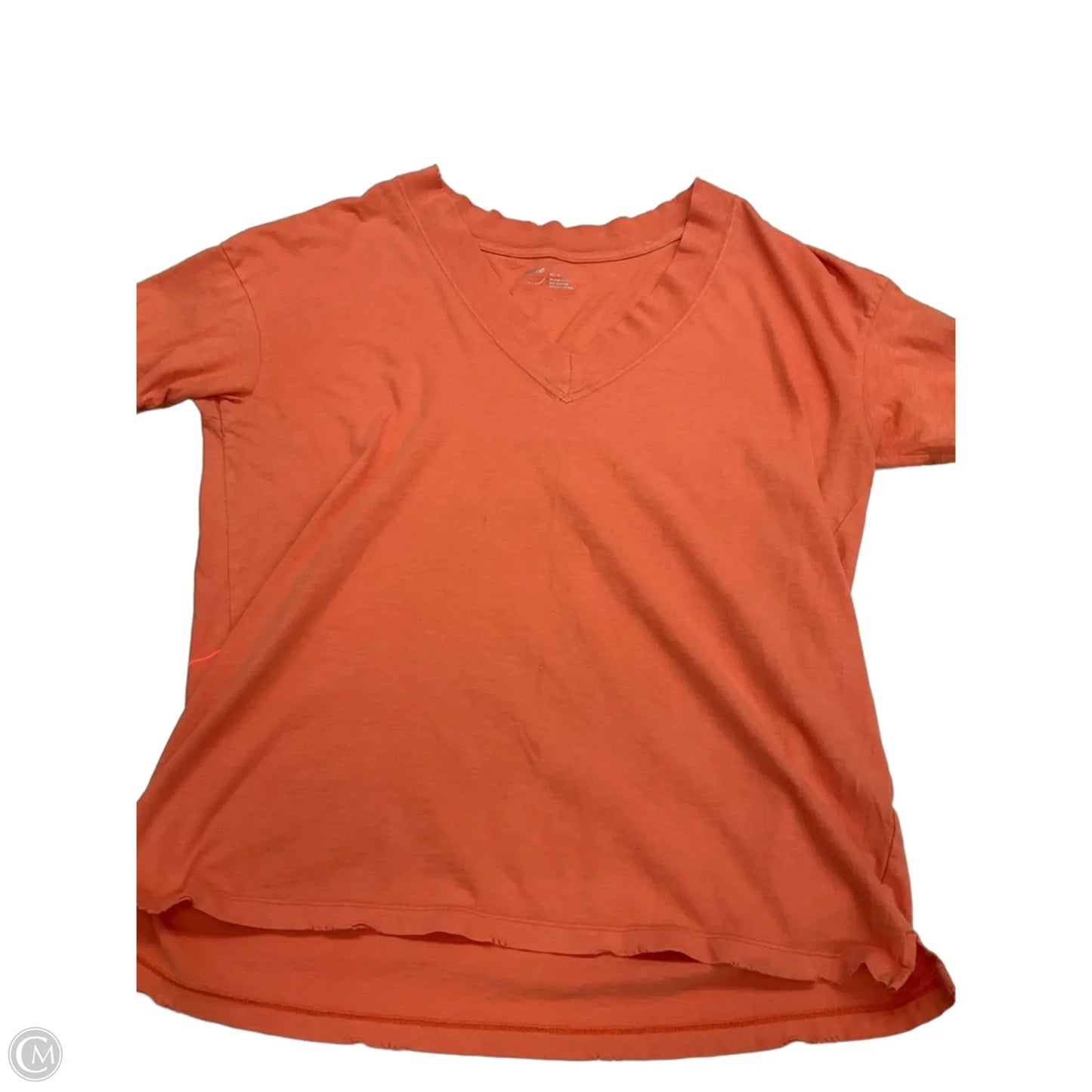 Top Short Sleeve By Aerie In Orange, Size: Xs