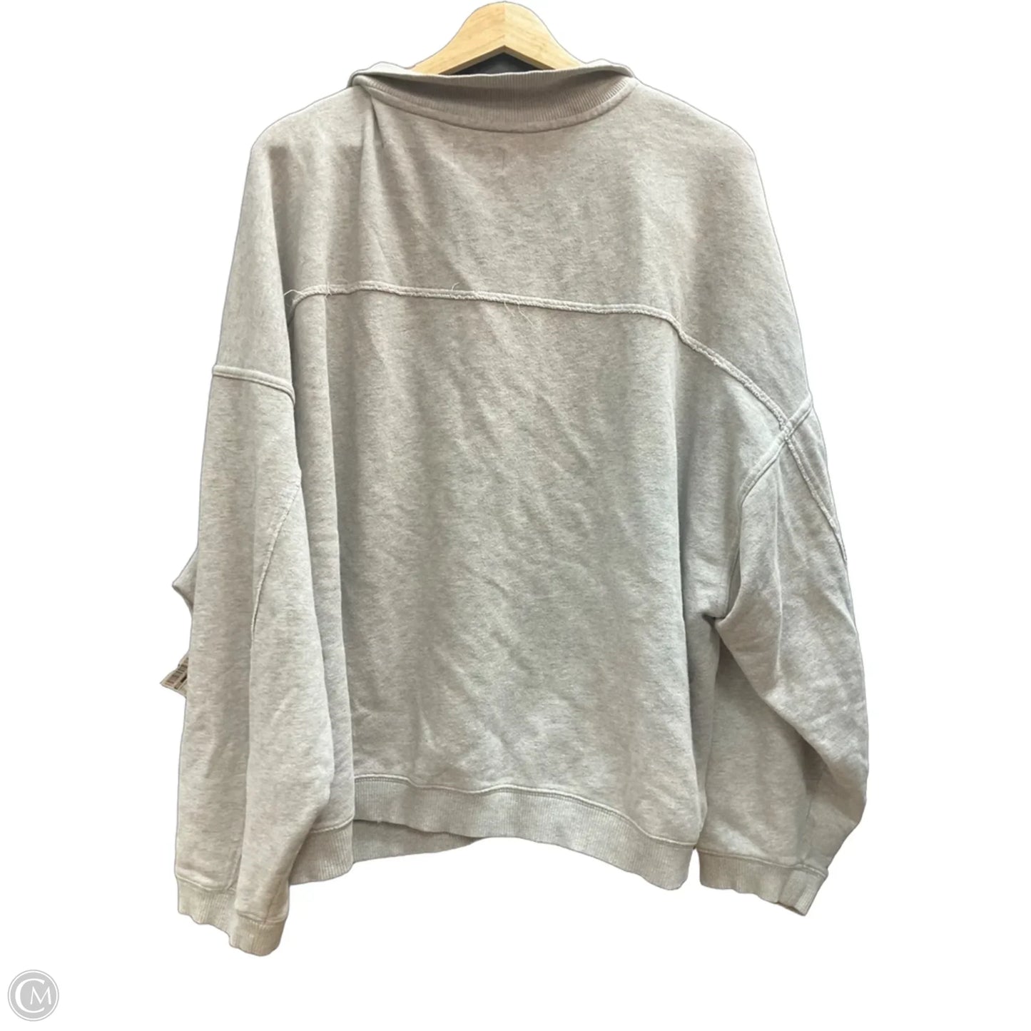 Sweatshirt Collar By Aerie In Grey, Size: Xxl