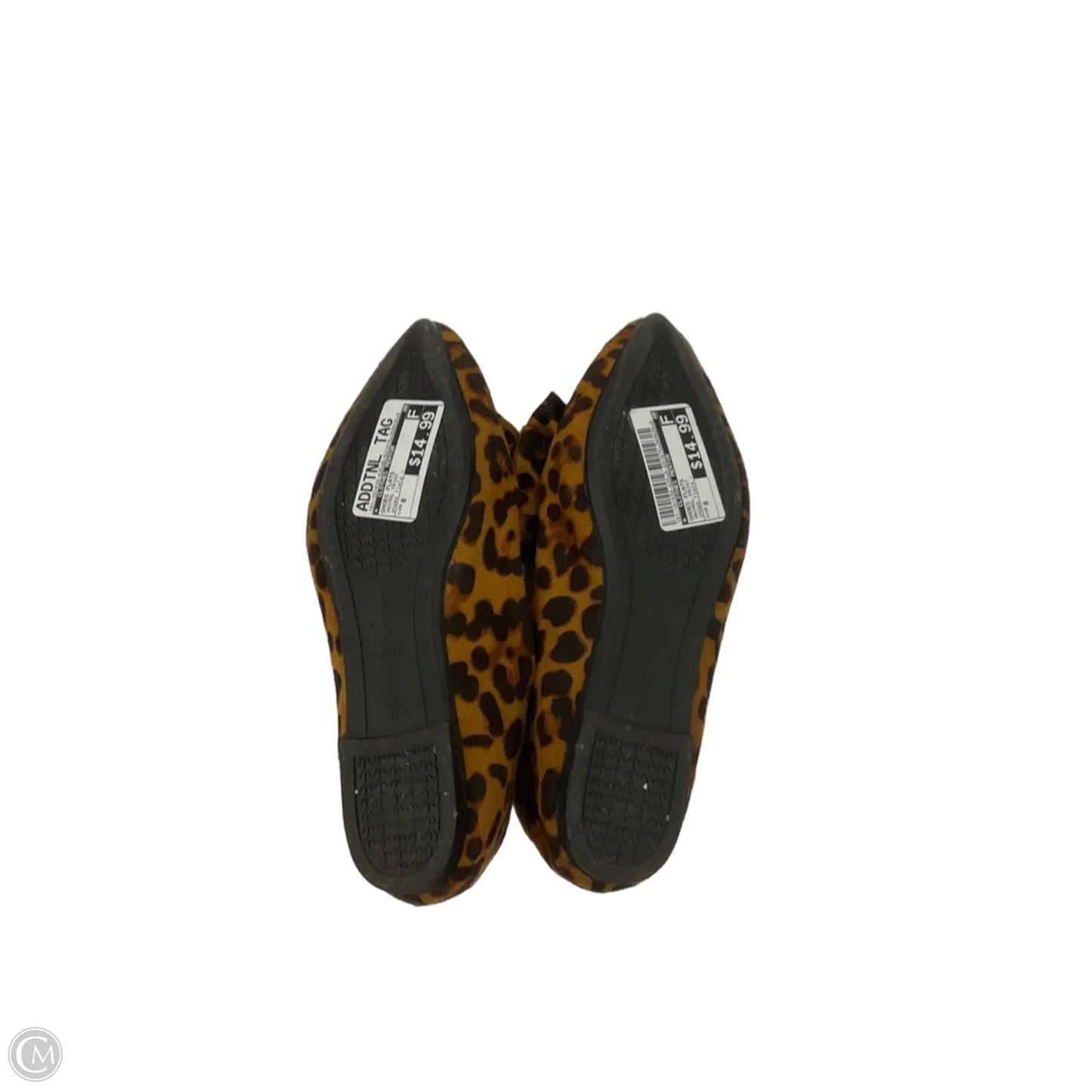Shoes Flats By Clothes Mentor In Animal Print, Size: 8
