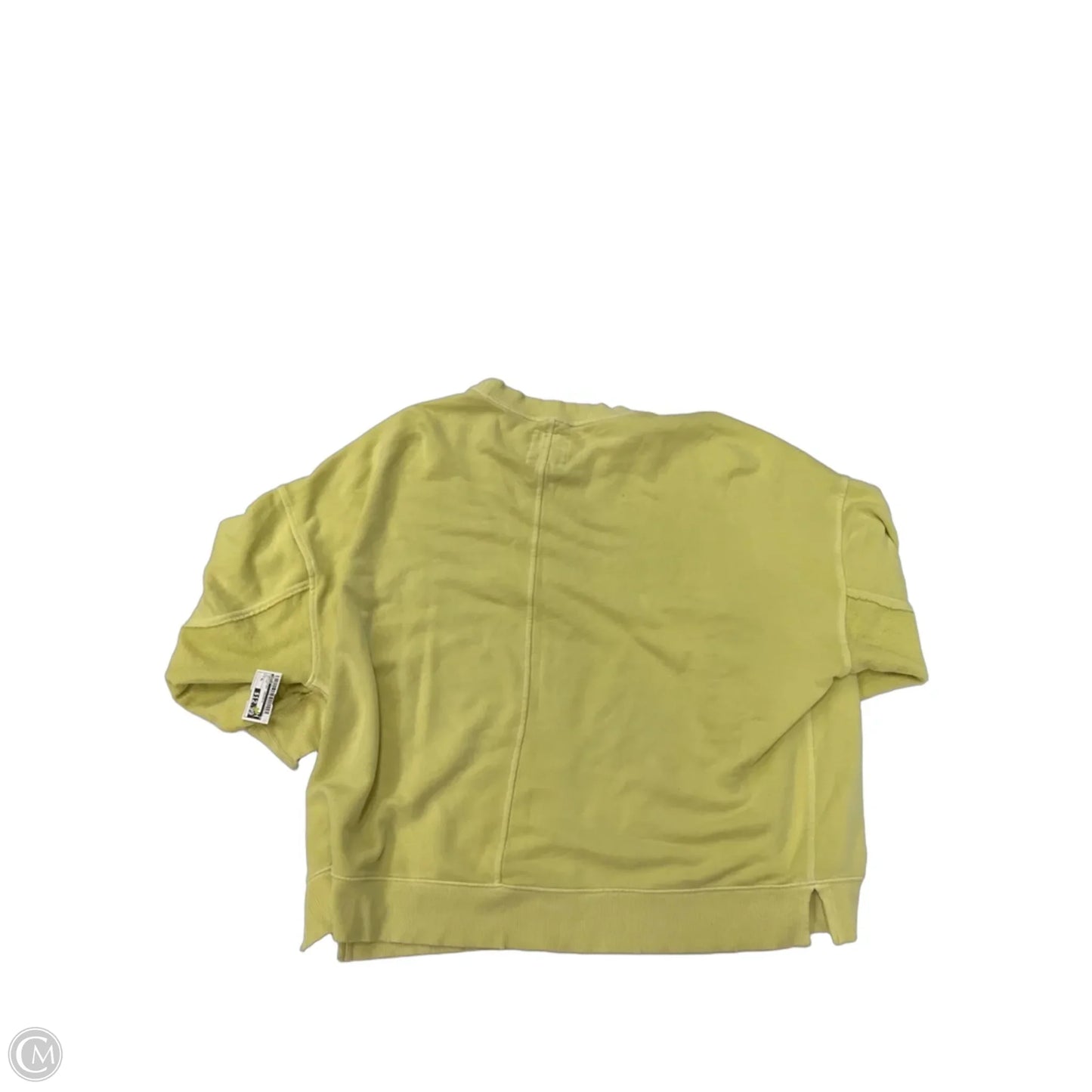 Sweatshirt Crewneck By Aerie In Yellow, Size: Xl