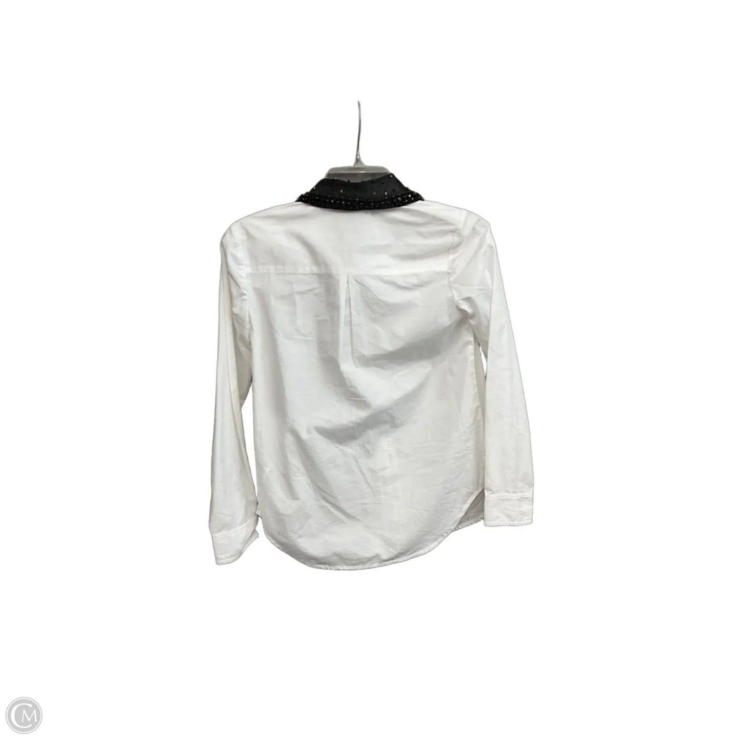 Top Long Sleeve By Maeve In White, Size: Xs