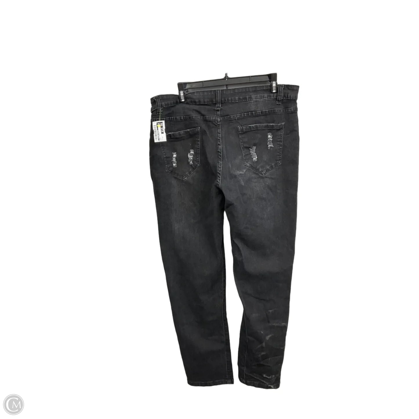 Jeans Straight By Clothes Mentor In Black, Size: 14