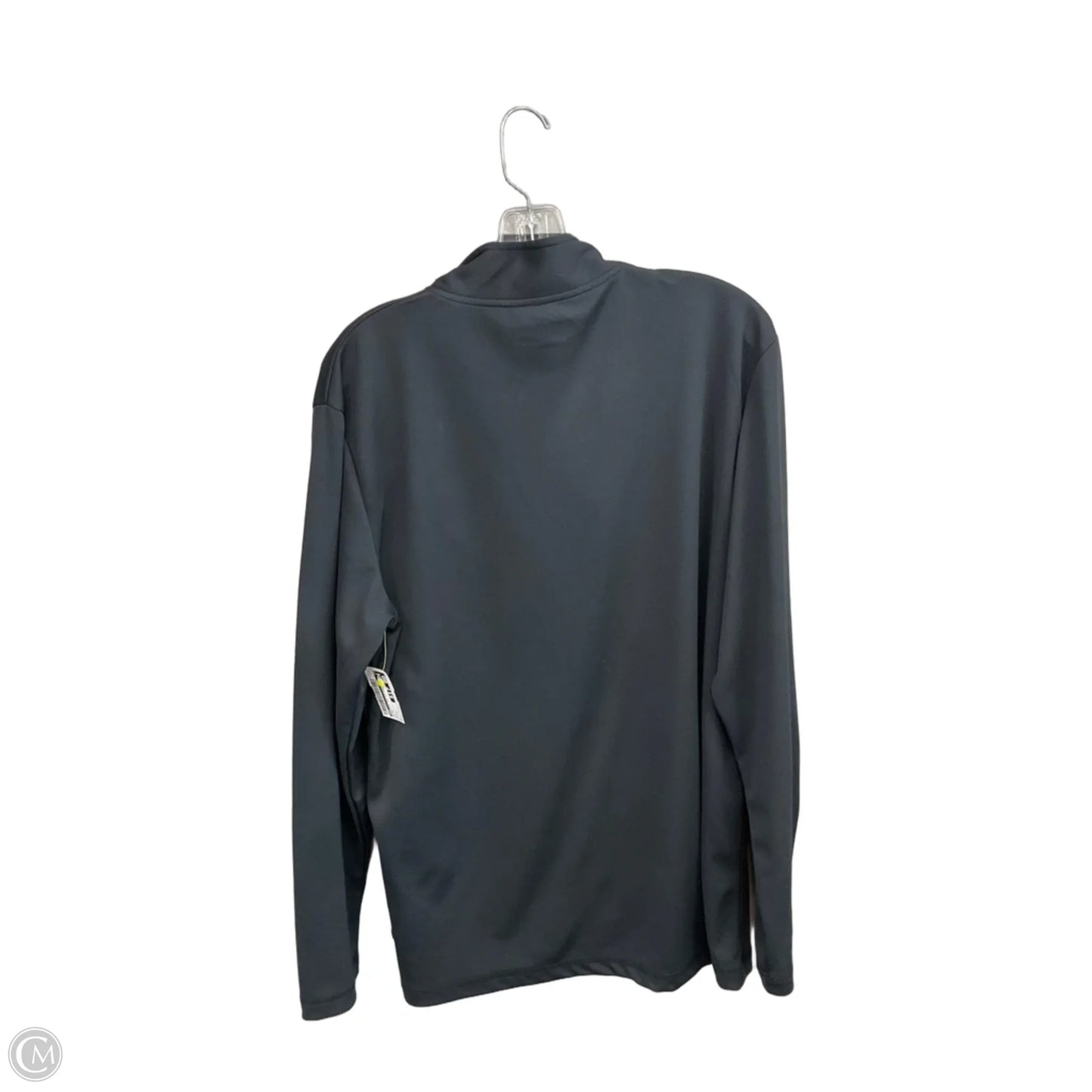 Athletic Top Long Sleeve Collar By Nfl In Black, Size: L