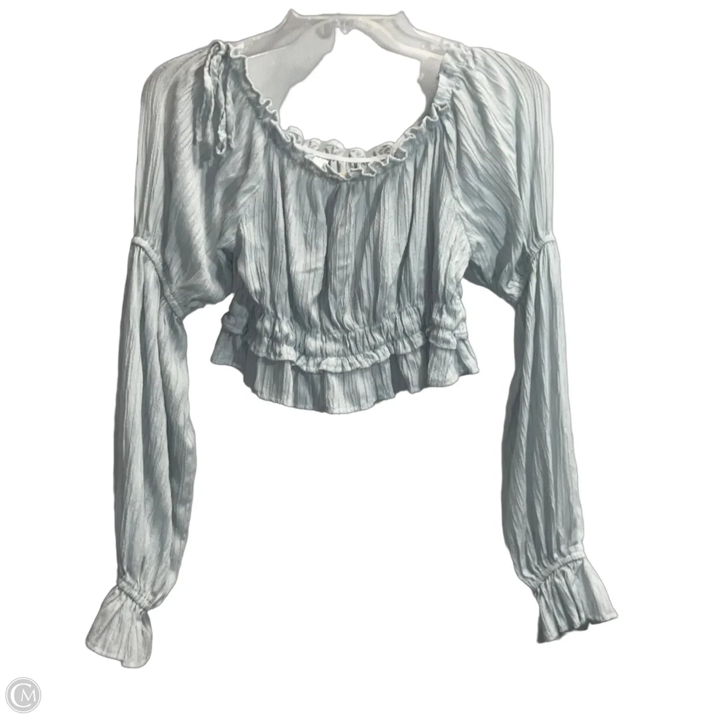 Top Long Sleeve By Altard State In Blue, Size: S